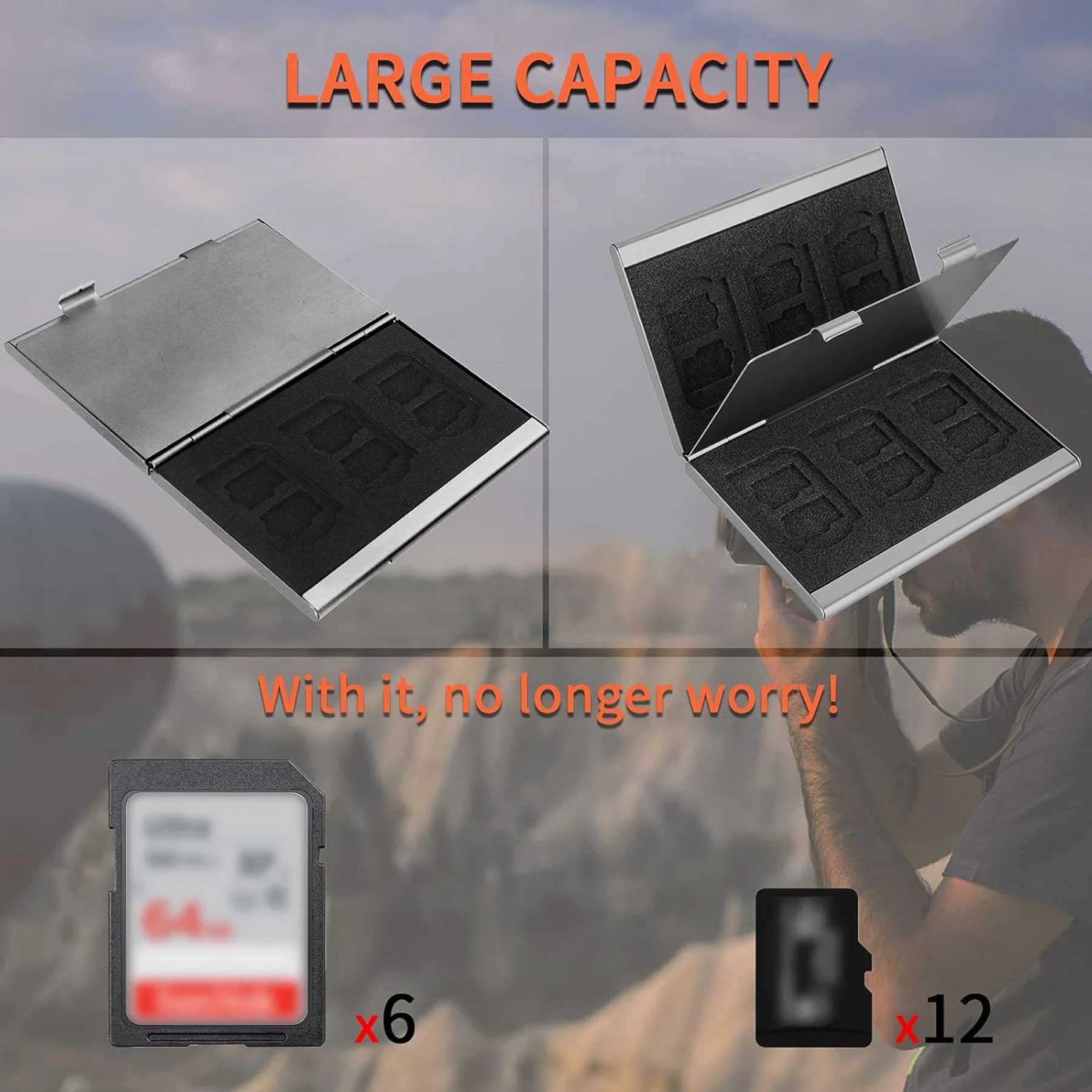 Aluminum SD Card Holder