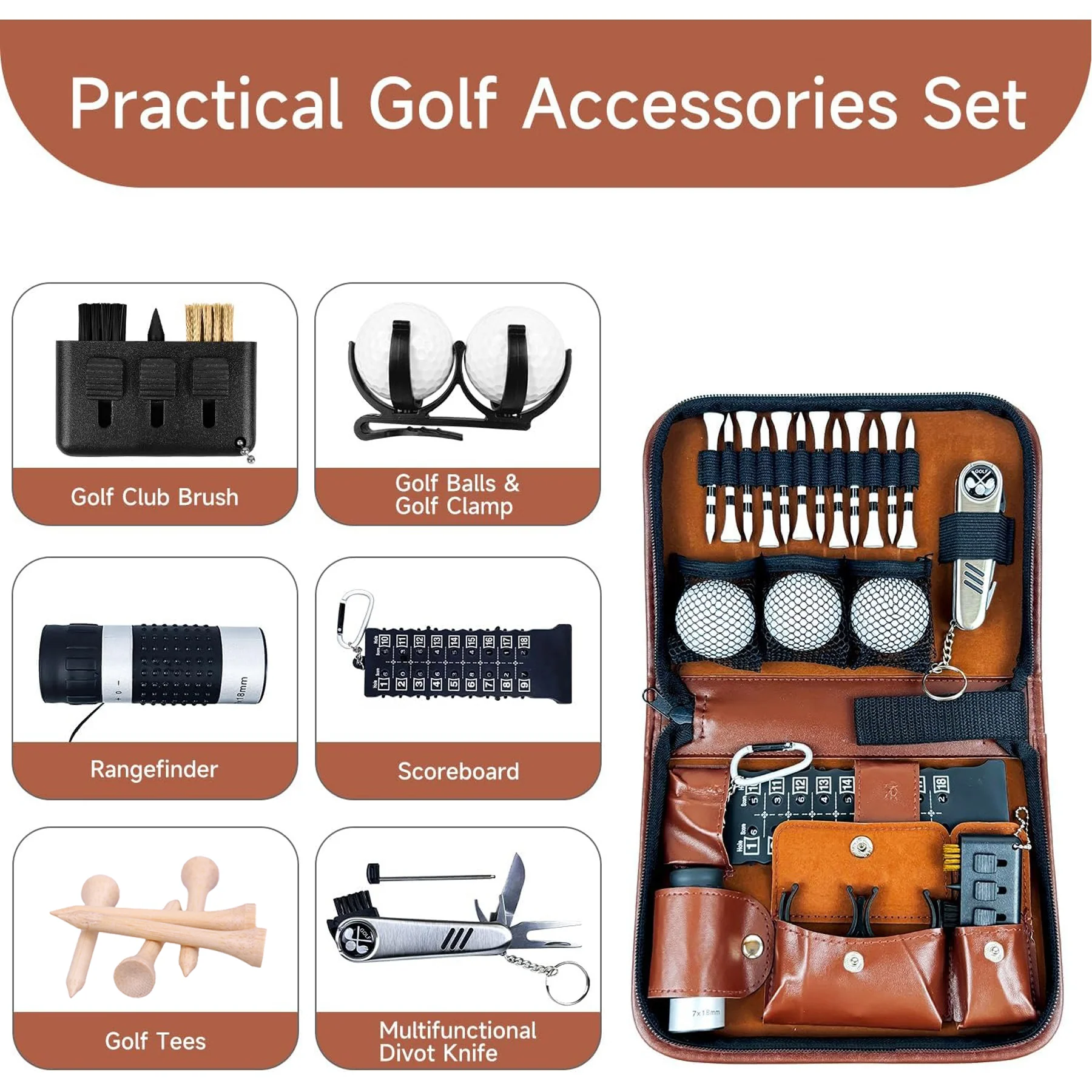 Multifunctional Golf Tool Kit Bag
