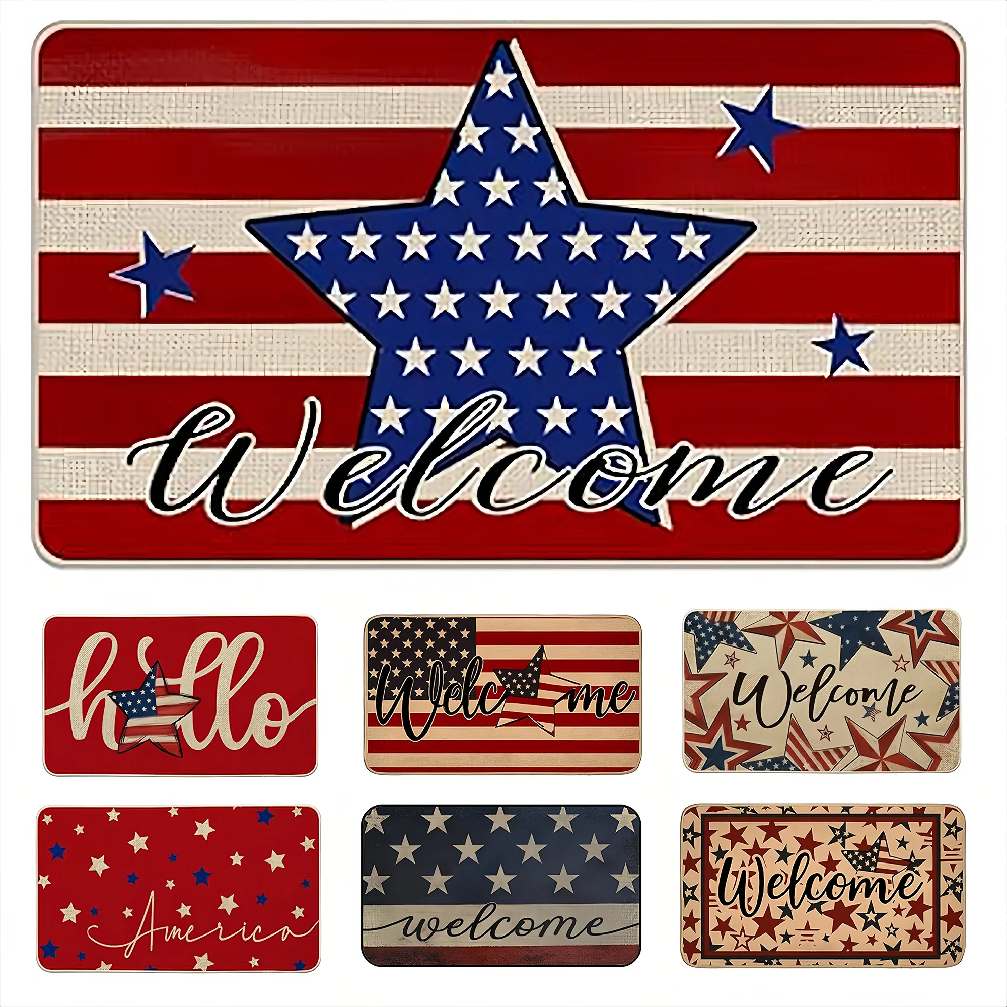 Full Color Printed Indoor/Outdoor Velvet Mat(18