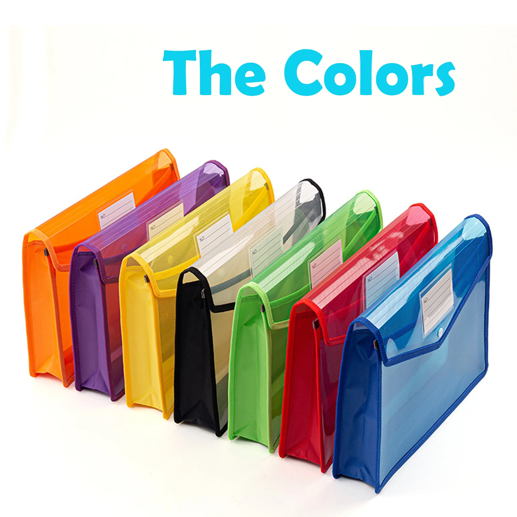 Transparent Plastic Folder Expanding Wallet