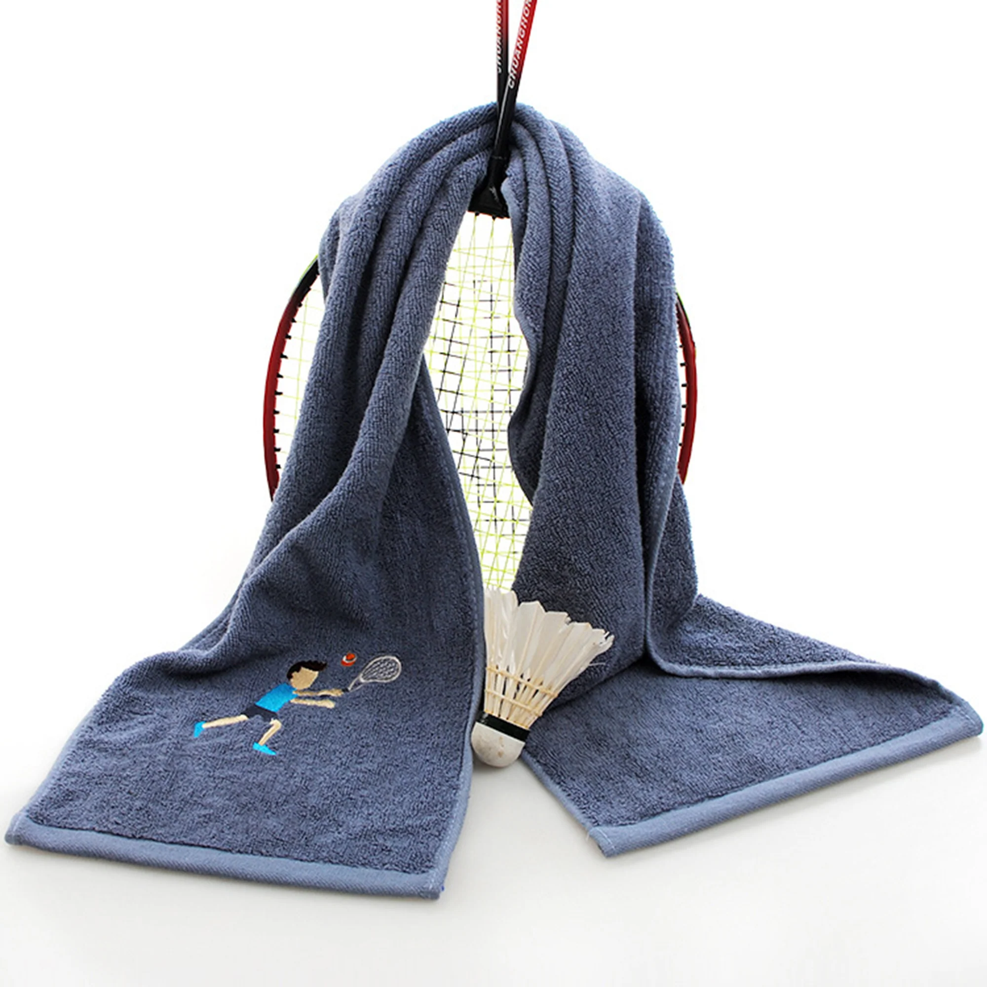 Pure Cotton Sweat-Absorbing Fitness Towel