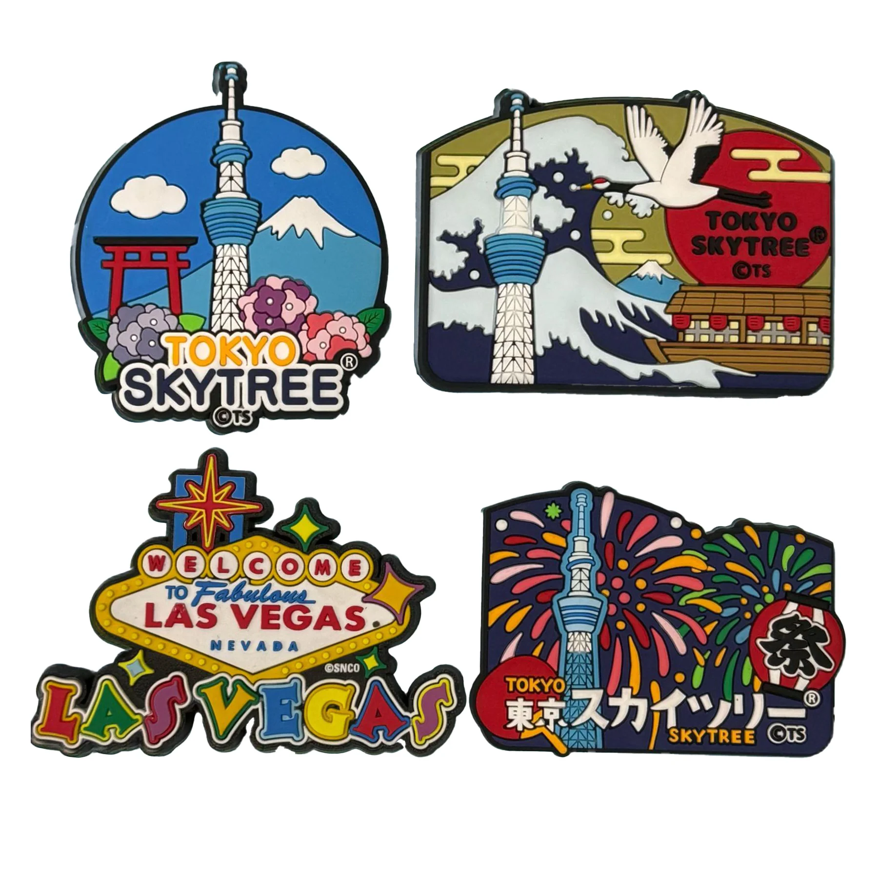 Customizable City Scenery Fridge Magnets