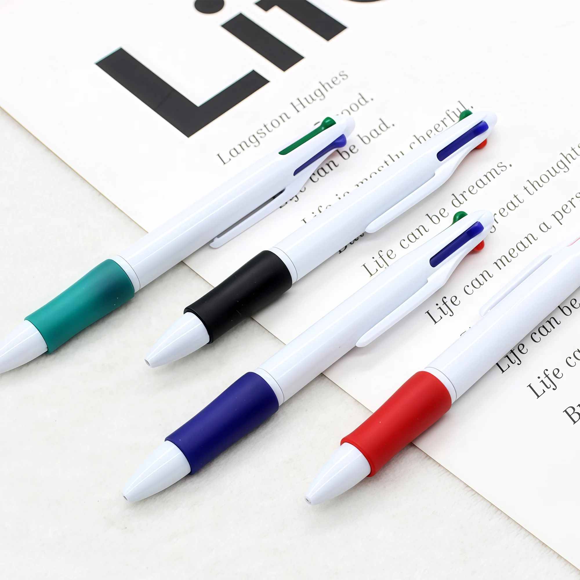 4-Color Retractable Ballpoint Pens