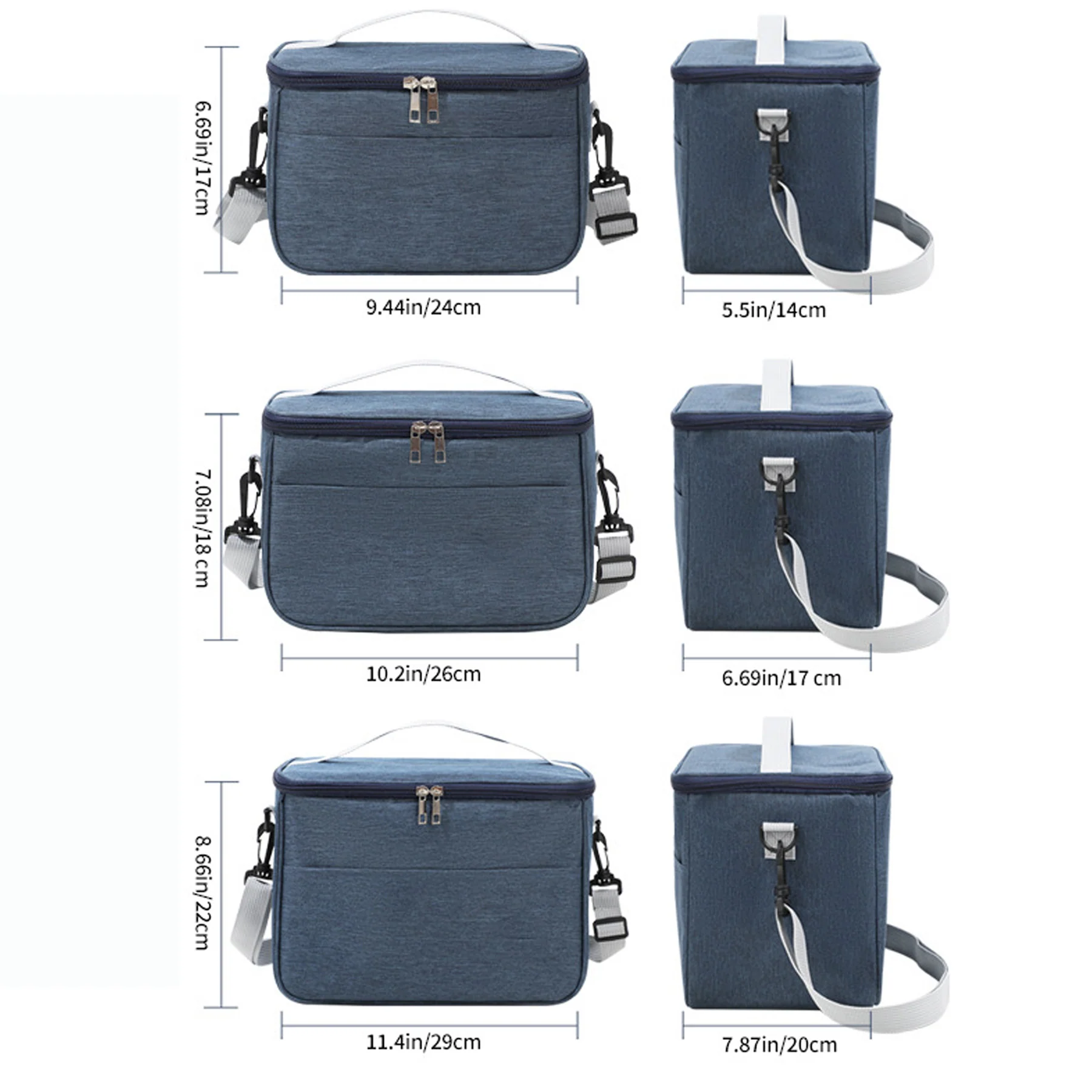 Aluminum Foil Thickened Large Capacity Insulated Lunch Bag