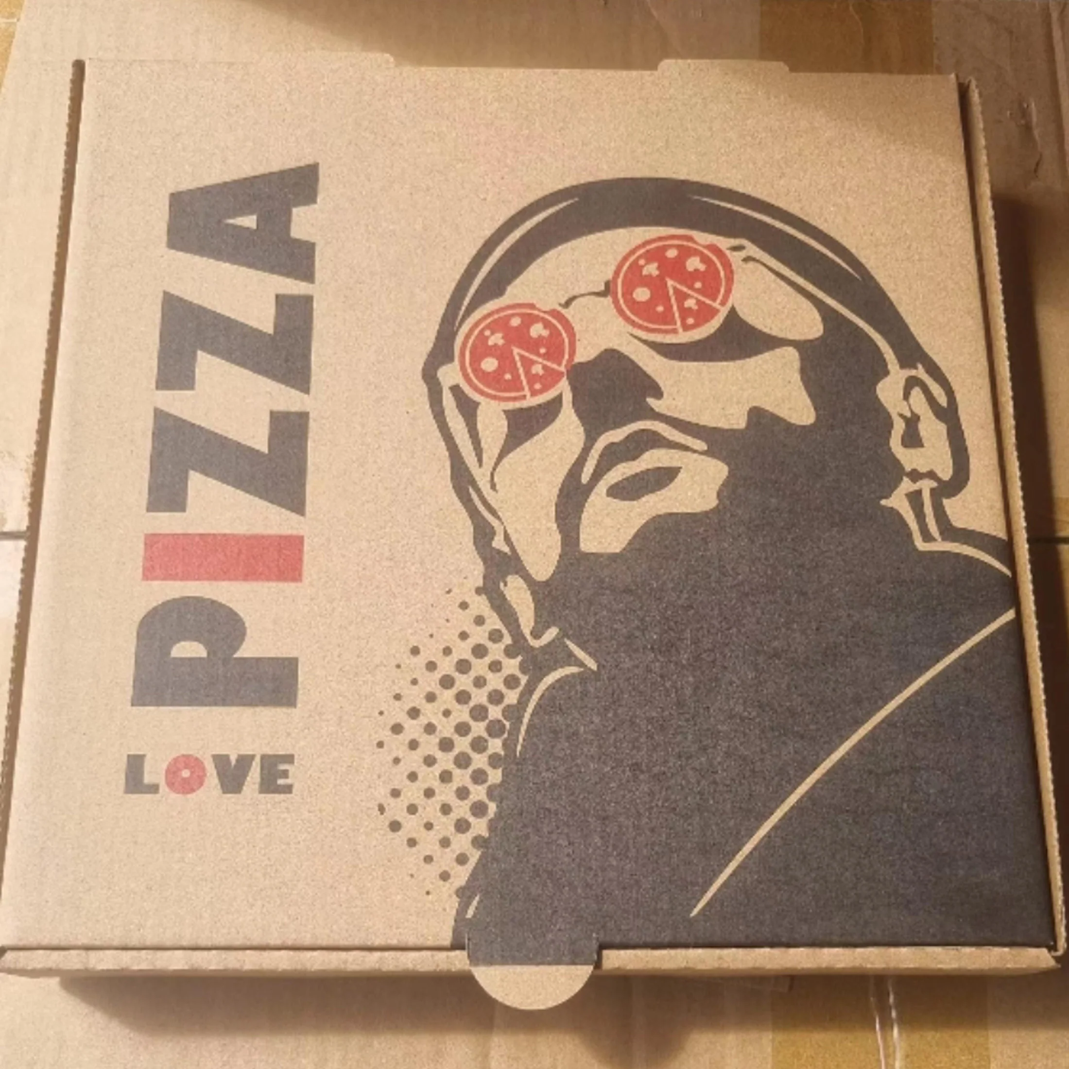 Printed Corrugated Kraft Paper 10" Pizza Box