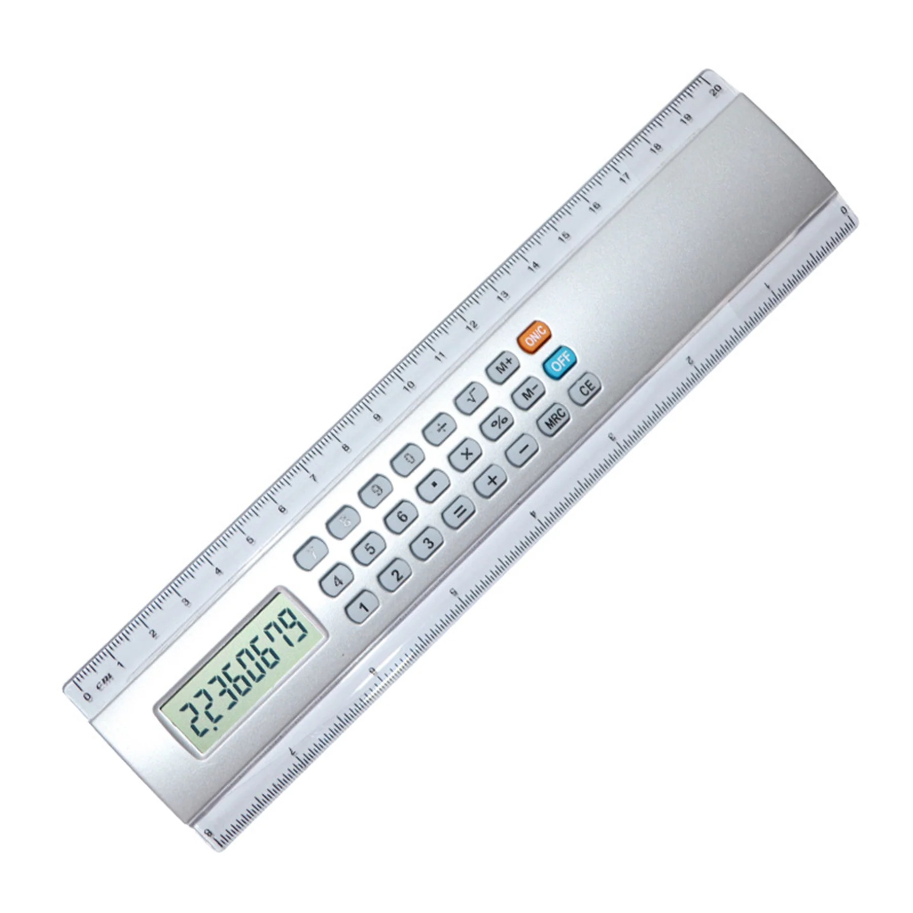8" Calculator Ruler With Lcd Display