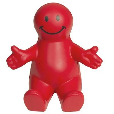 Squeezable Smile Face Guy Phone Holder
