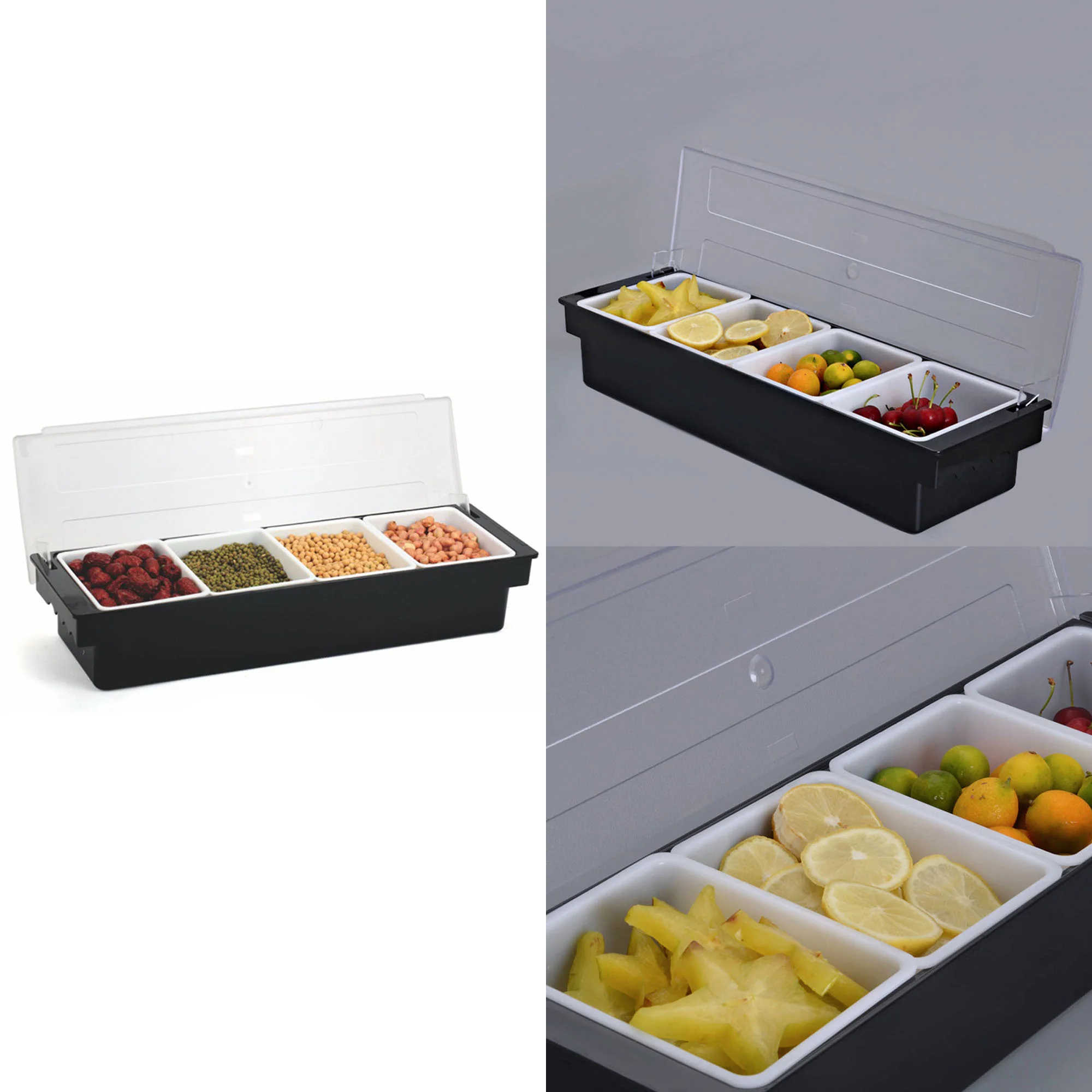 Divided Container With Removable Boxes