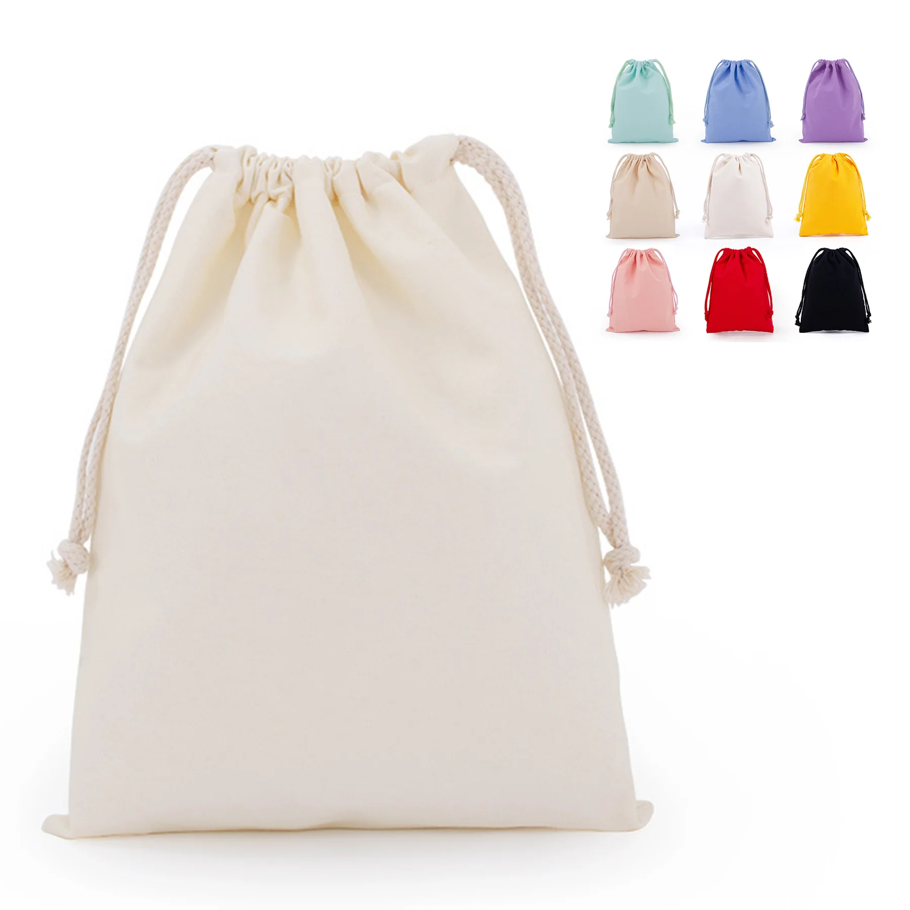 Cotton Gift Bag With Drawstring