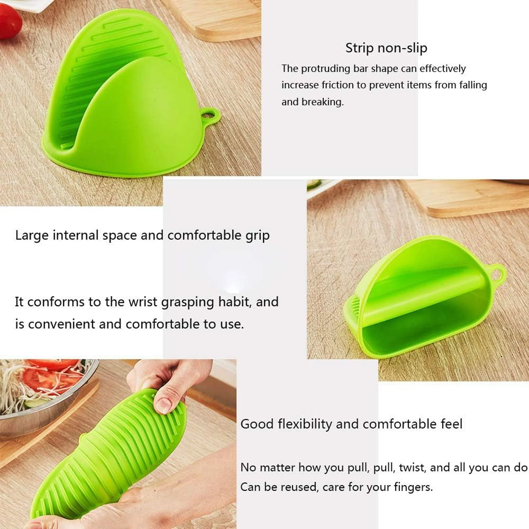 Silicone Potholders Mitts
