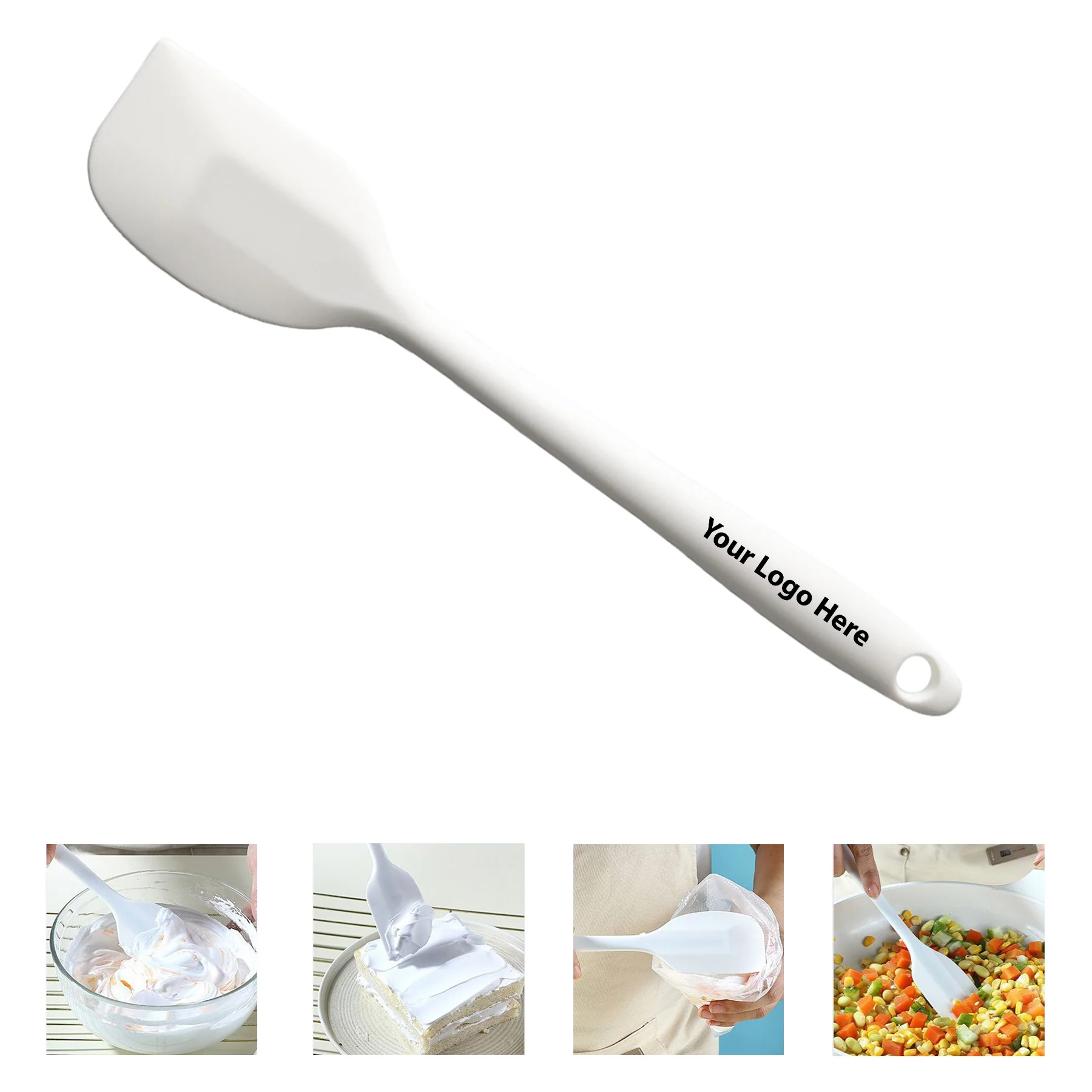White Silicone Scraper