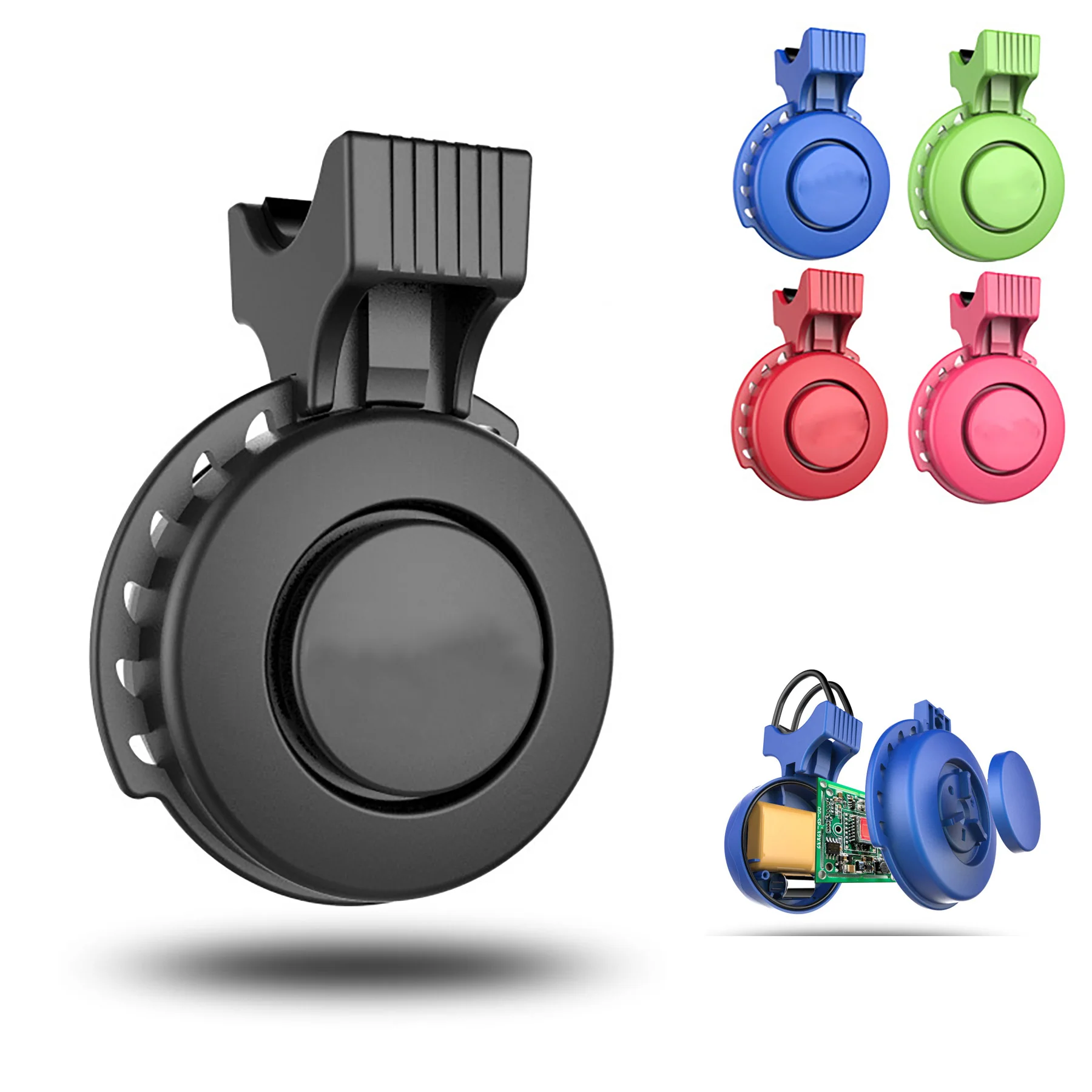 120dB Waterproof Bicycle Bell with 4 Sound Modes