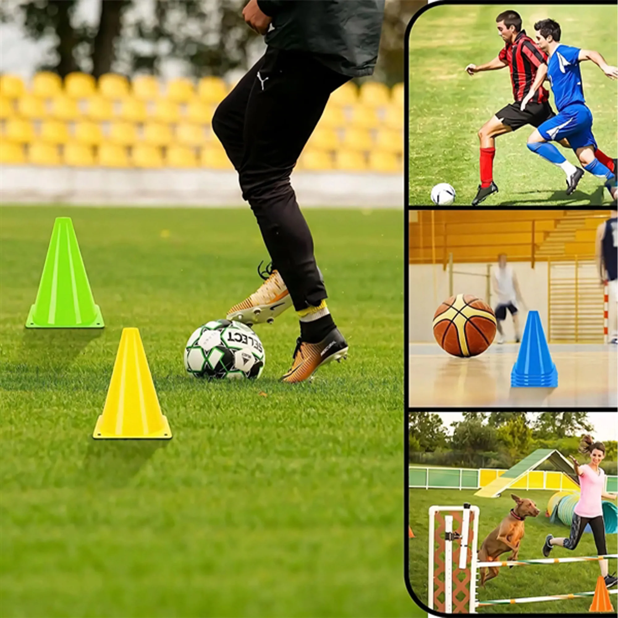 Pe Material Sports Training Cones