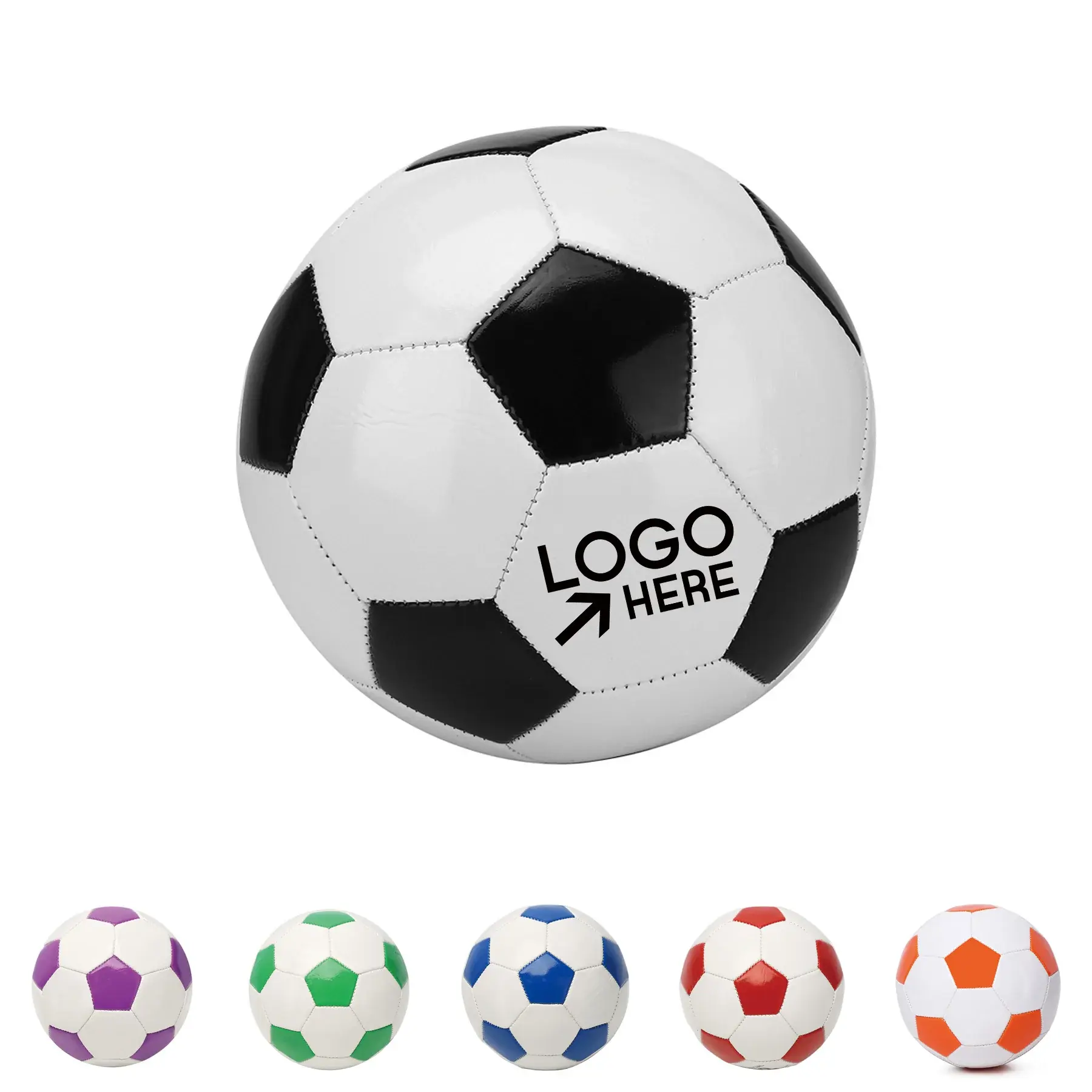 Full-Size Synthetic Leather Soccer Ball