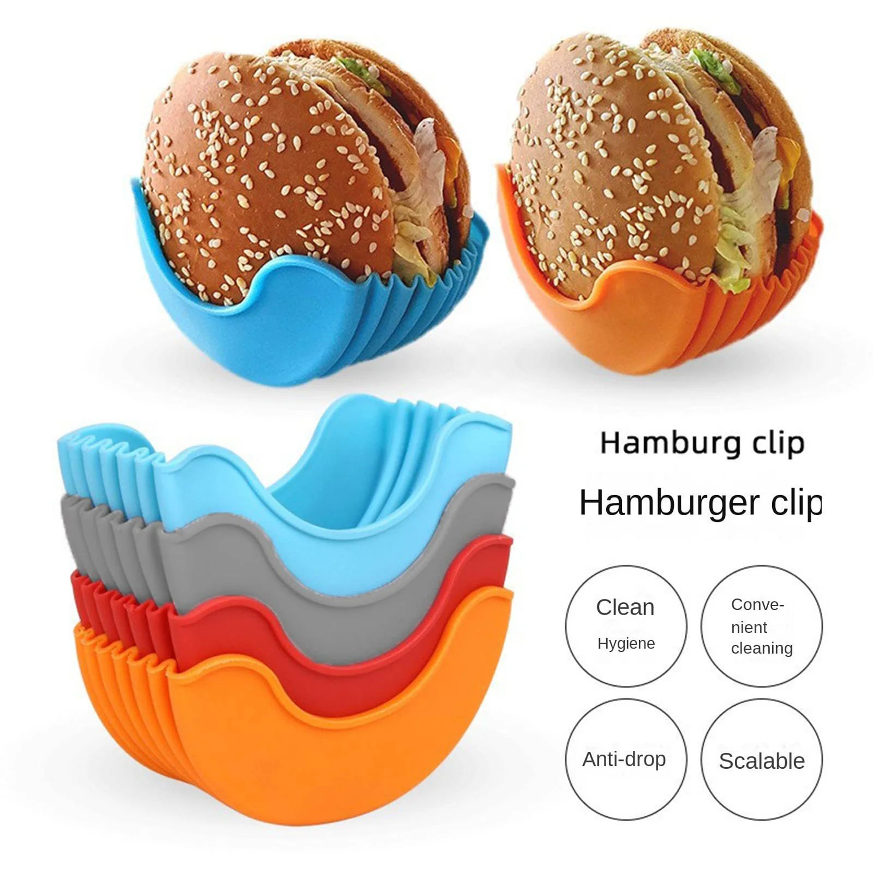 Silicone Hamburger Holder