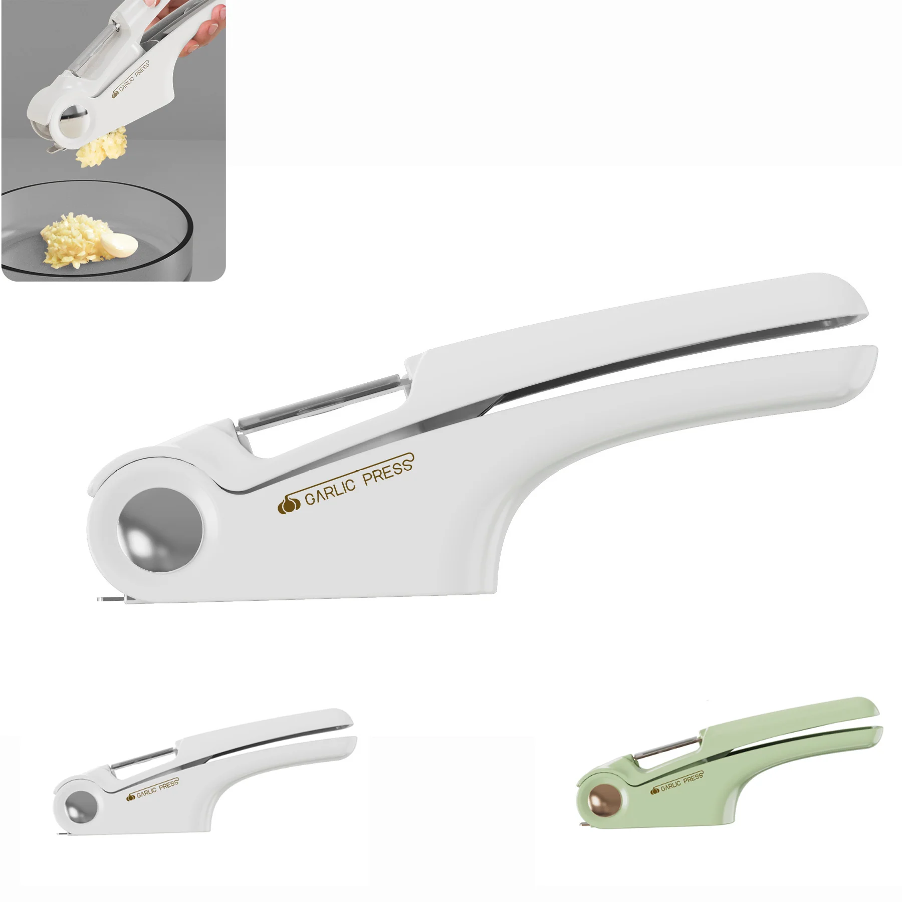 3-In-1 Kitchen Garlic Masher, Slicer And Can Opener