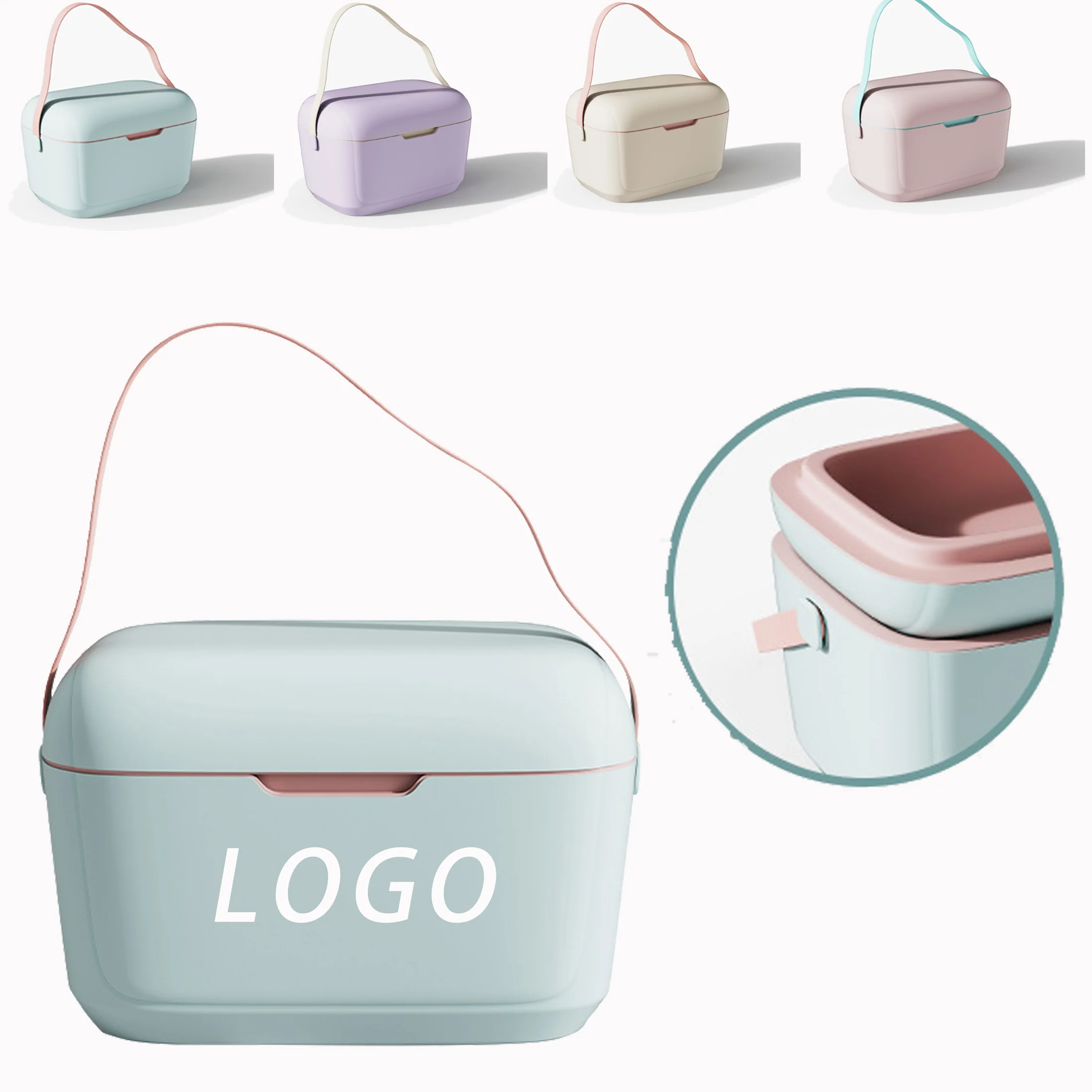 Compact Hard-Shell Insulated Lunch Box