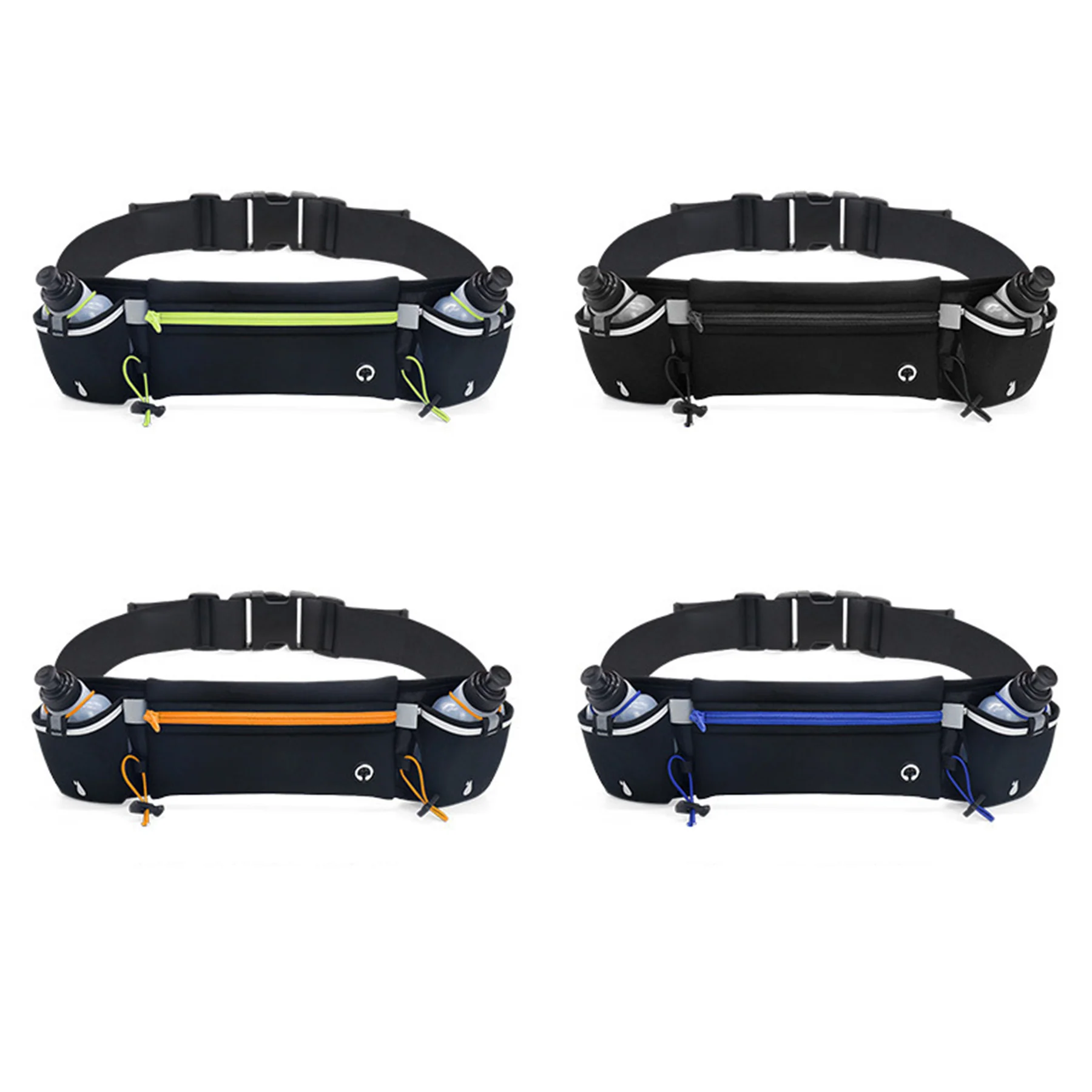 Running Belt With Water Bottles Hydration Sport Fanny Pack