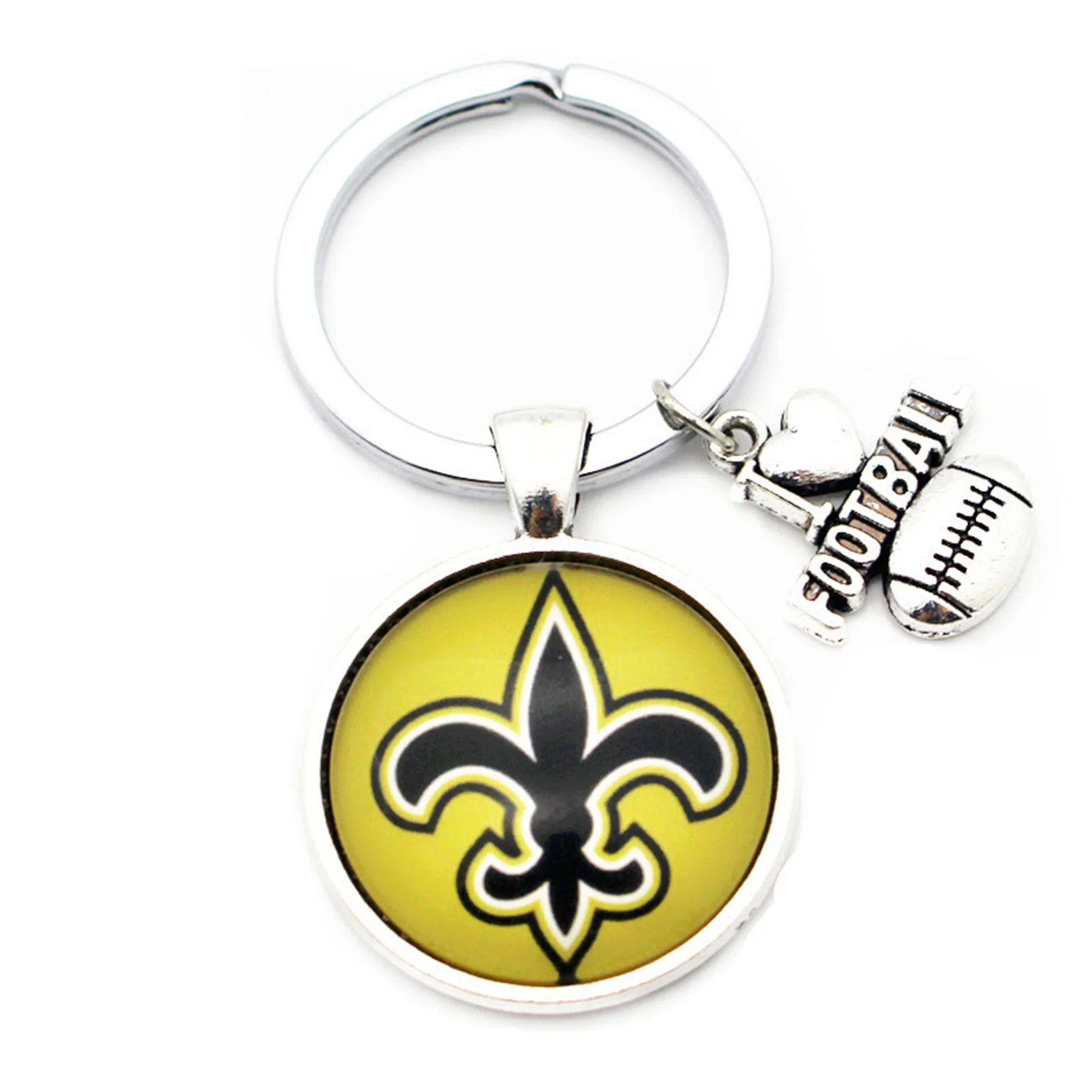 32 Football Team Keychains