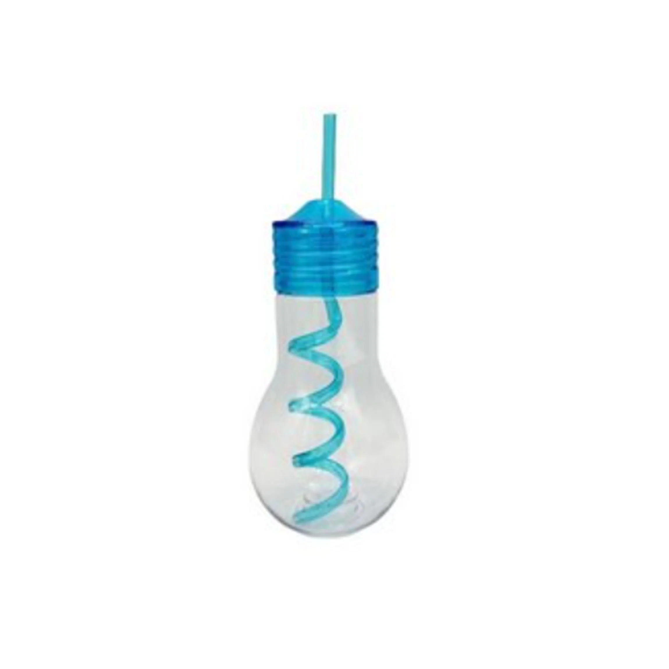 Bulb Shaped Light Up Plastic Water Bottle