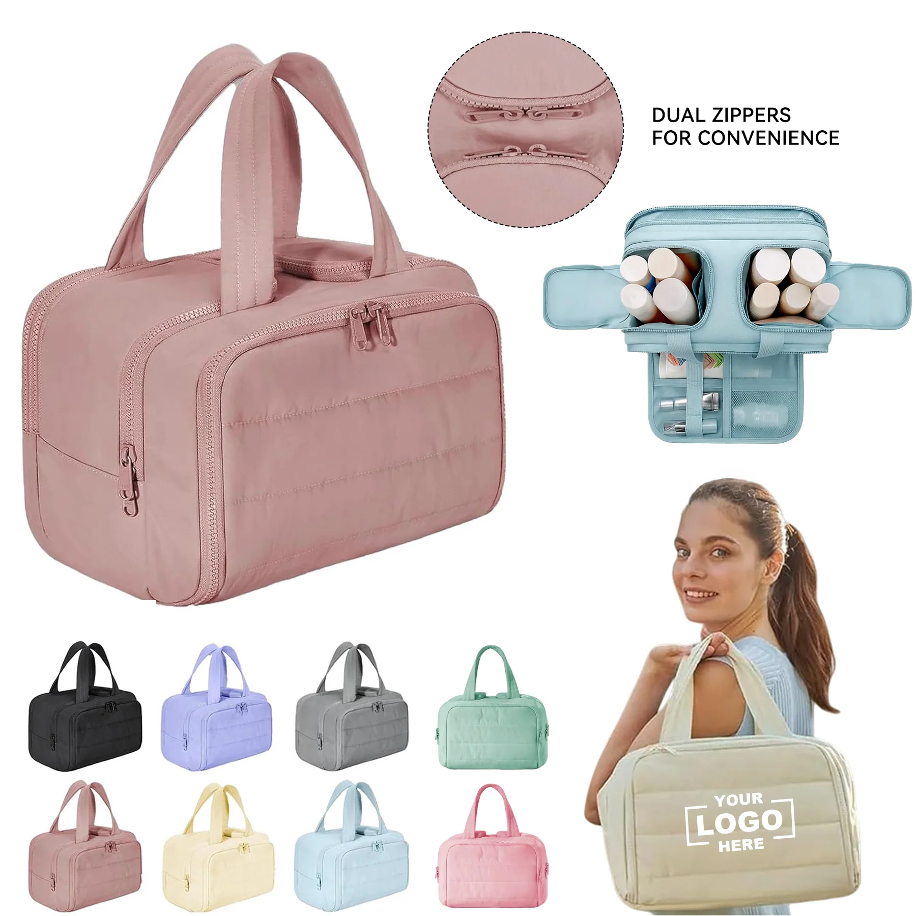 Travel Wash And Toiletries Bag
