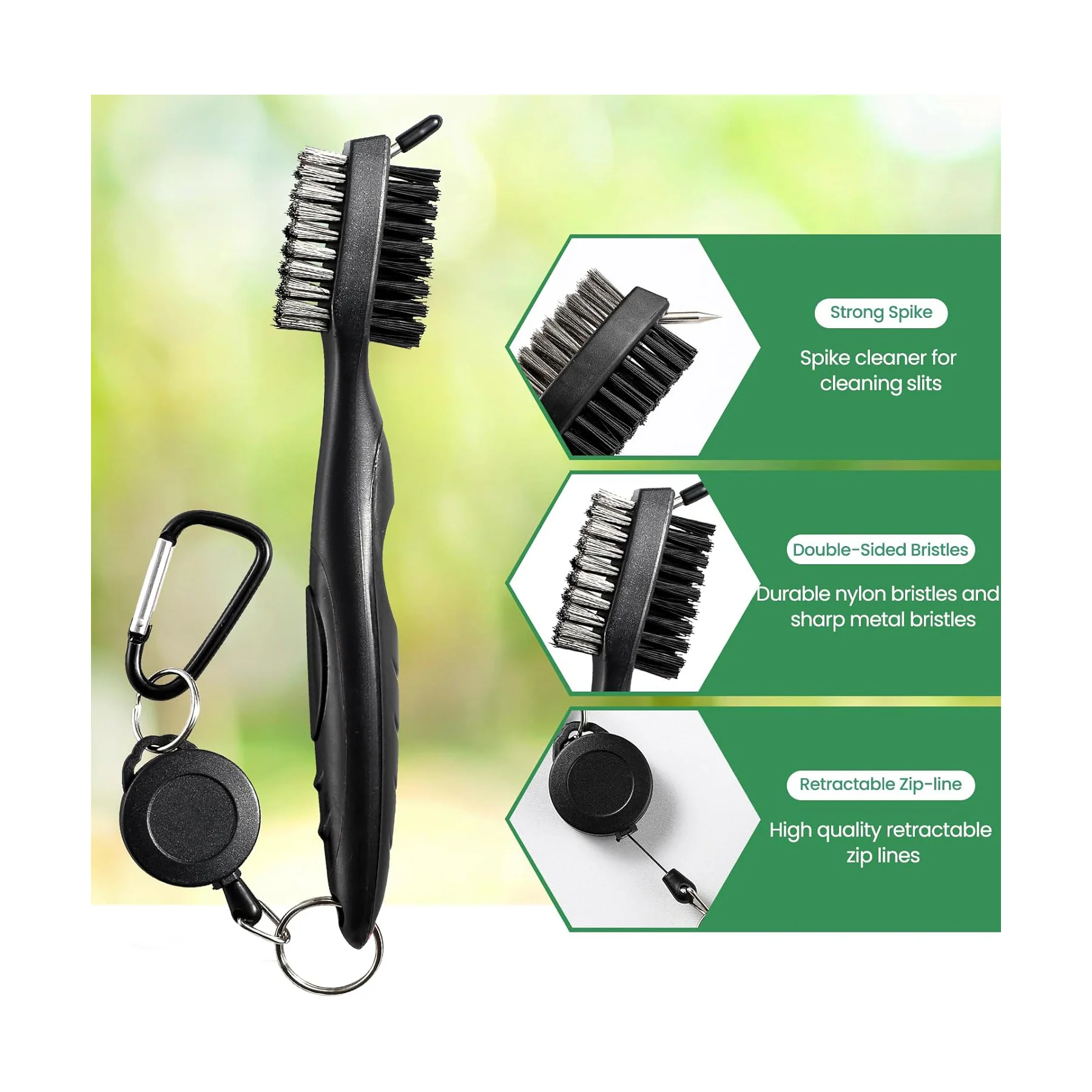 Golf Club Brush Groove Cleaner
