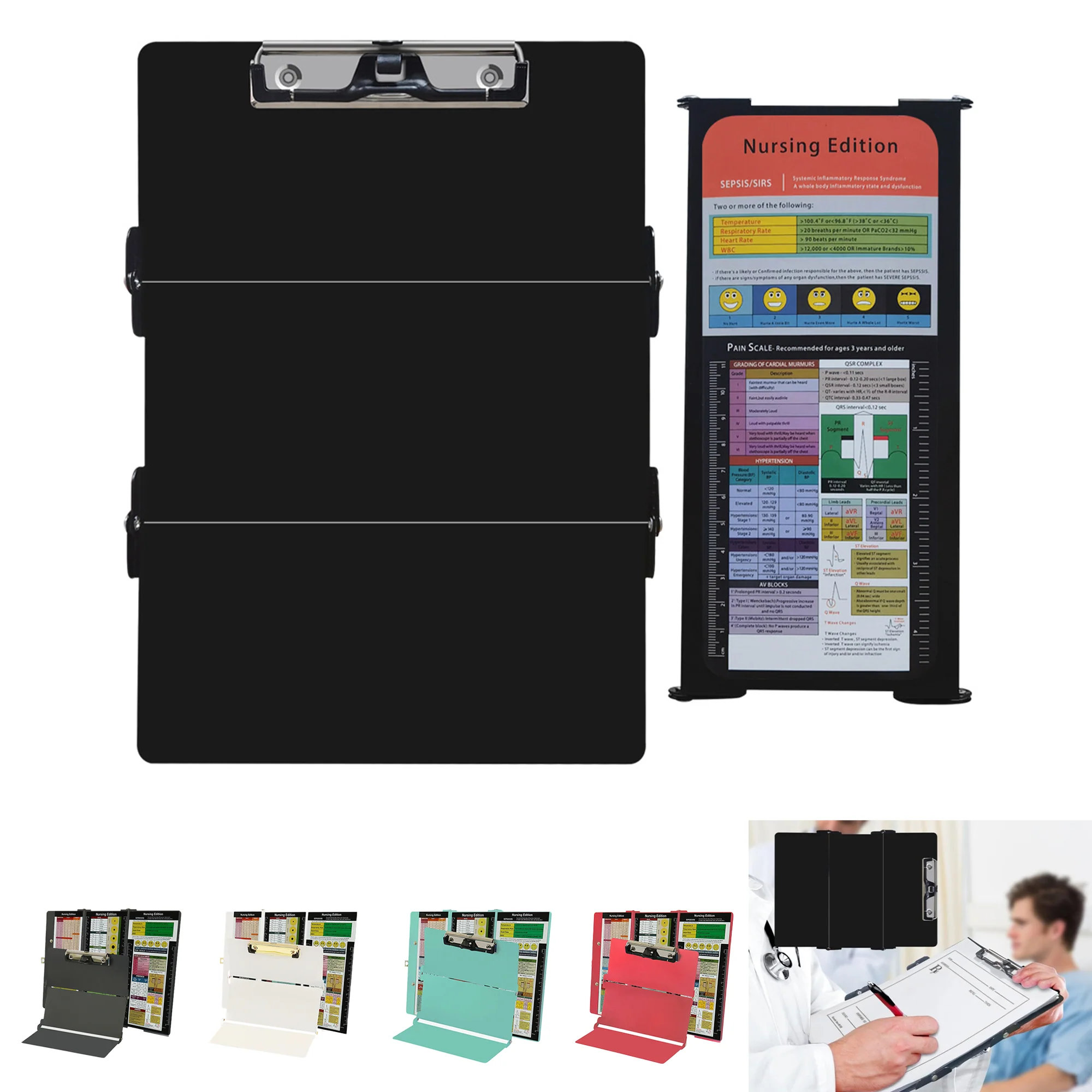Aluminum Foldable Nursing Clipboard