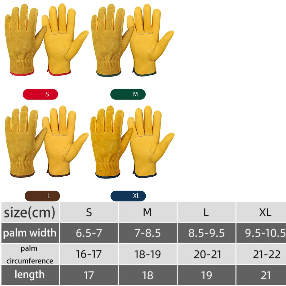 Cowhide Gardening Glove
