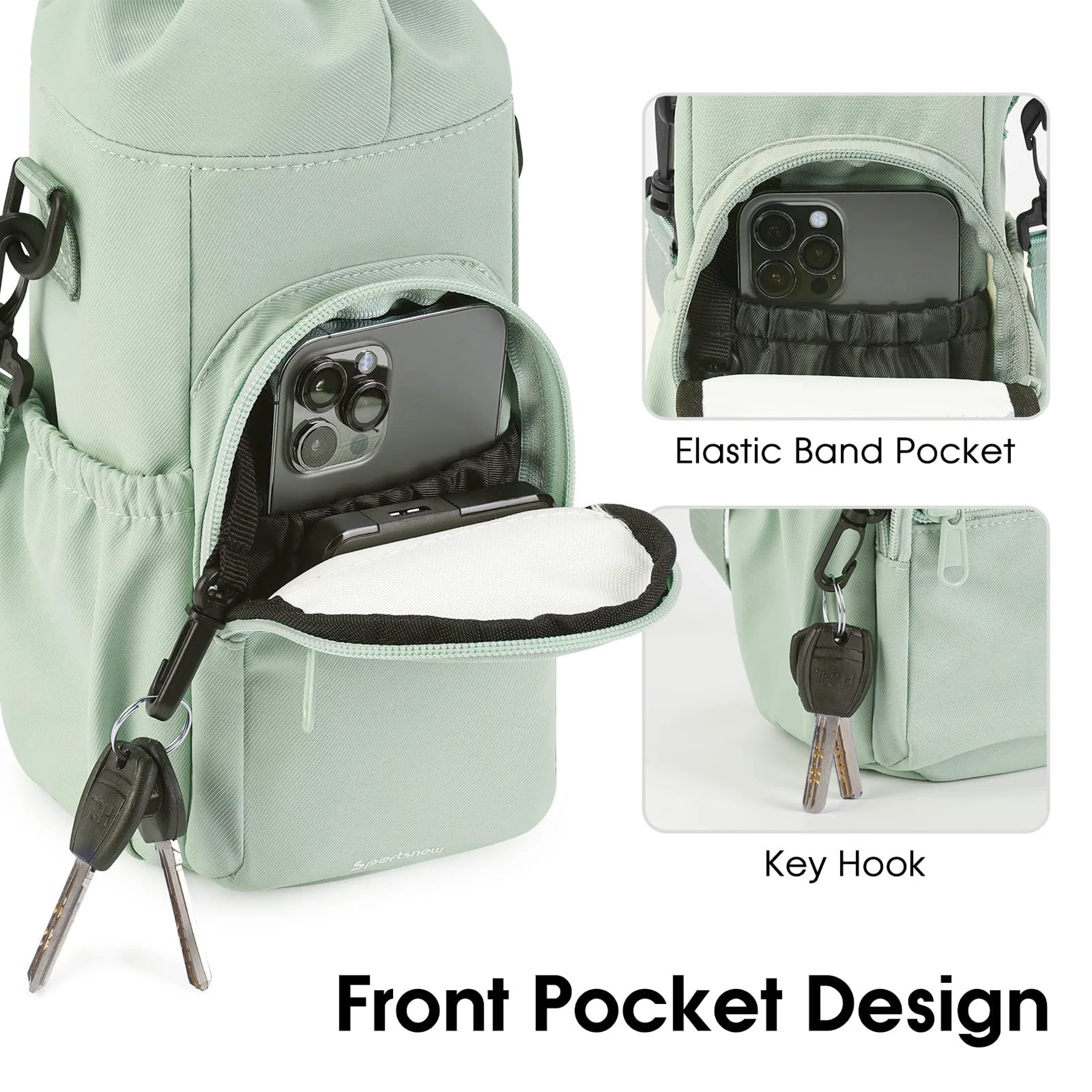 Crossbody Tote Cup Bag
