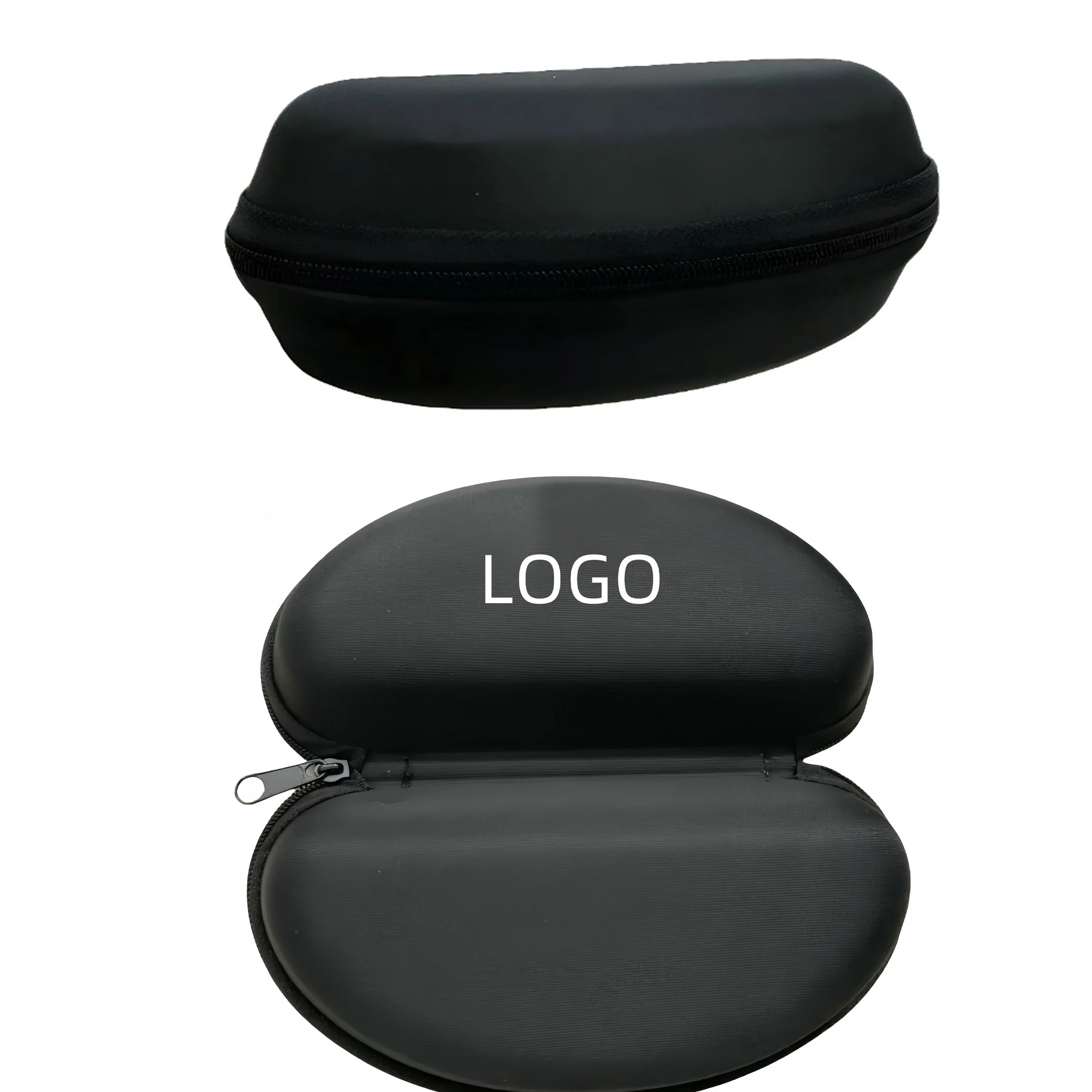 EVA Material Zipper Hard Shell Eyeglass Case