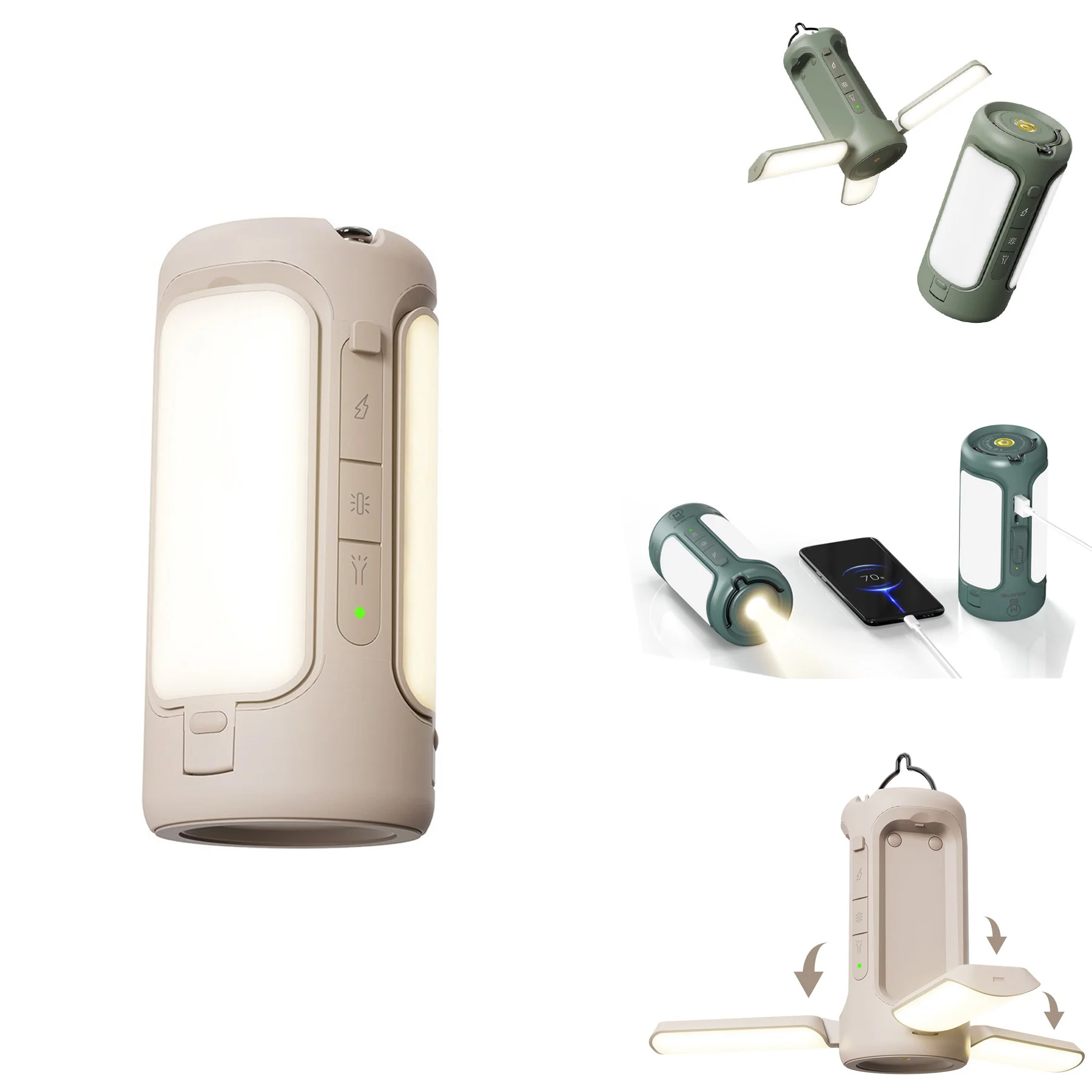 Foldable Camping Lantern with Power Bank