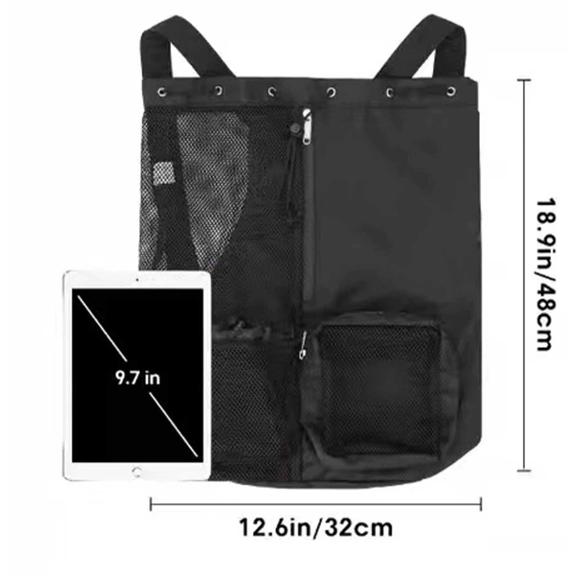 Swim Bag Mesh Drawstring Backpack