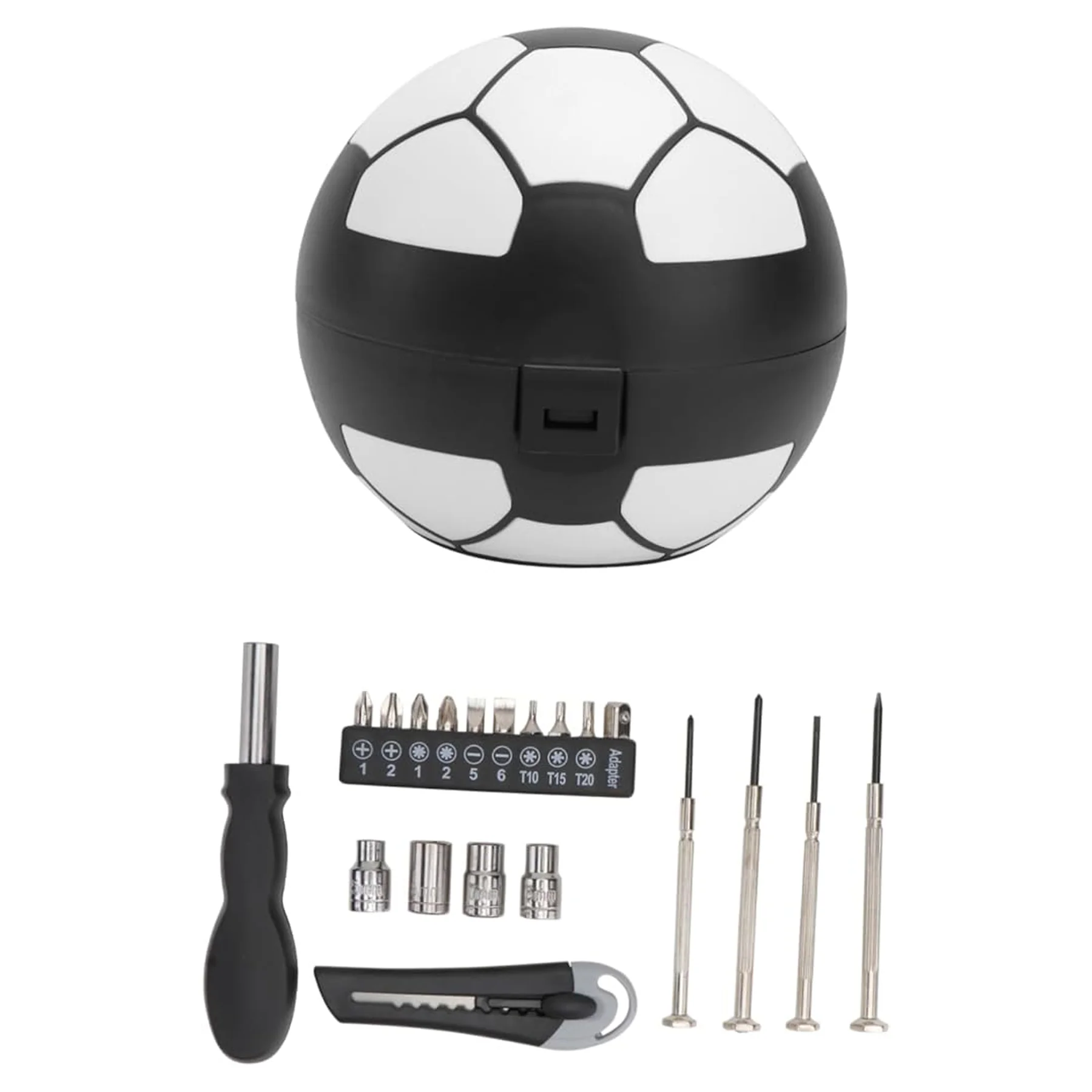 Football Shaped Multi-Head Screwdriver Set