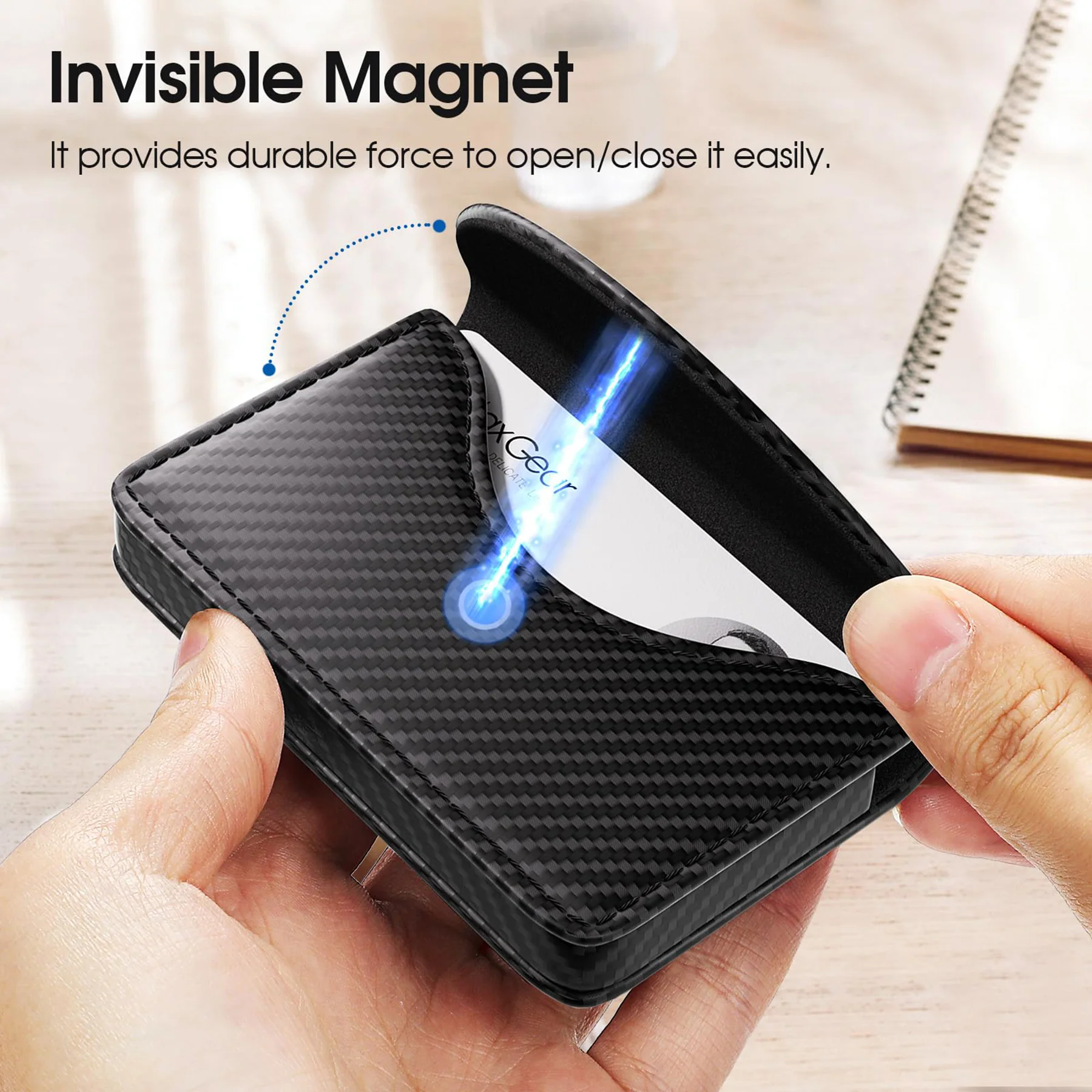 PU Leather Business Card Case Pocket