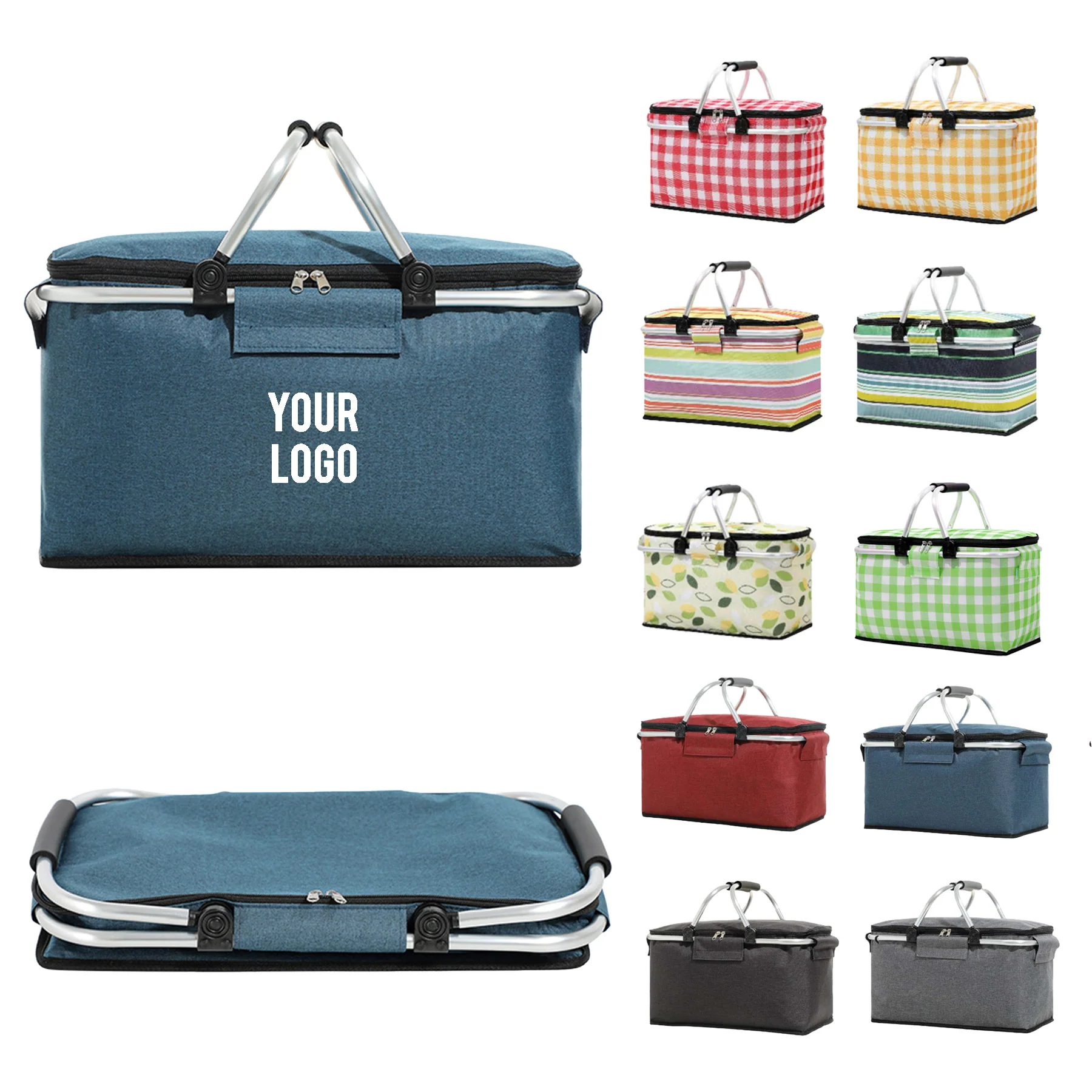 Insulated Hard Frame Picnic Basket