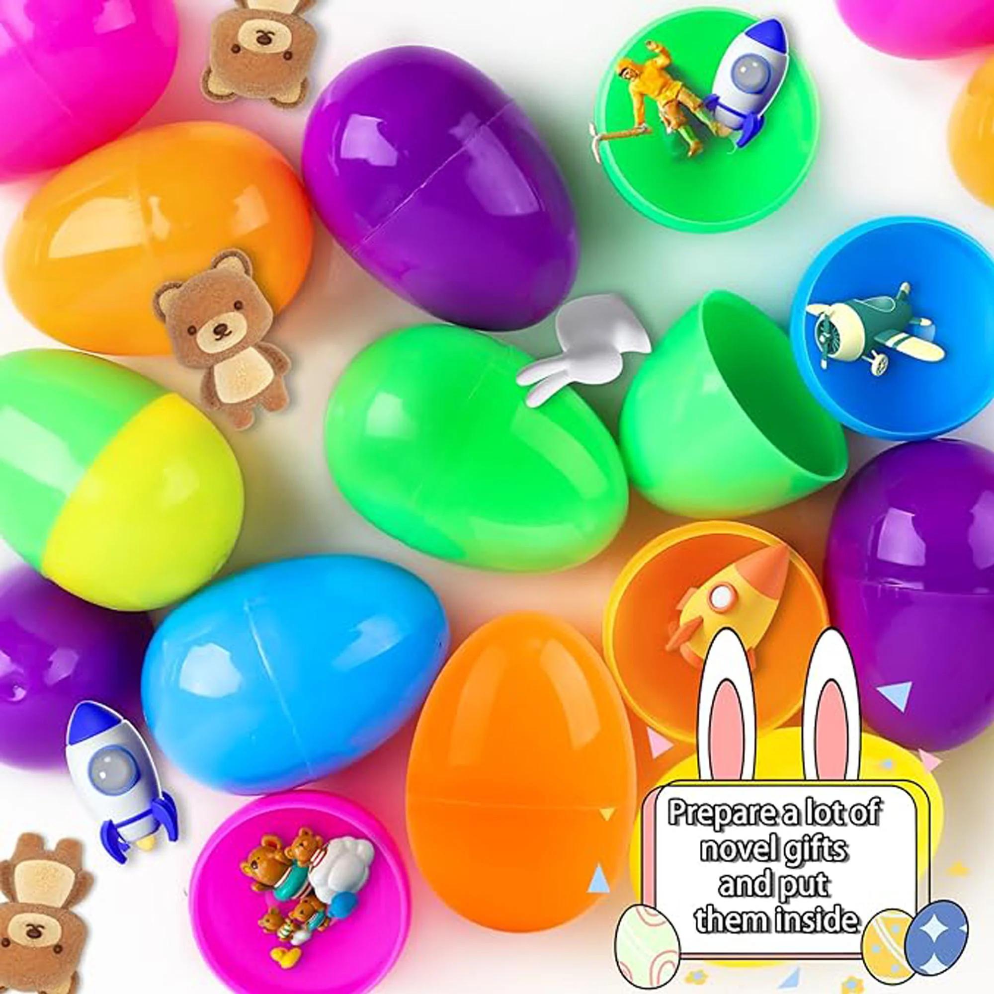 Plastic Colourful Easter Eggs