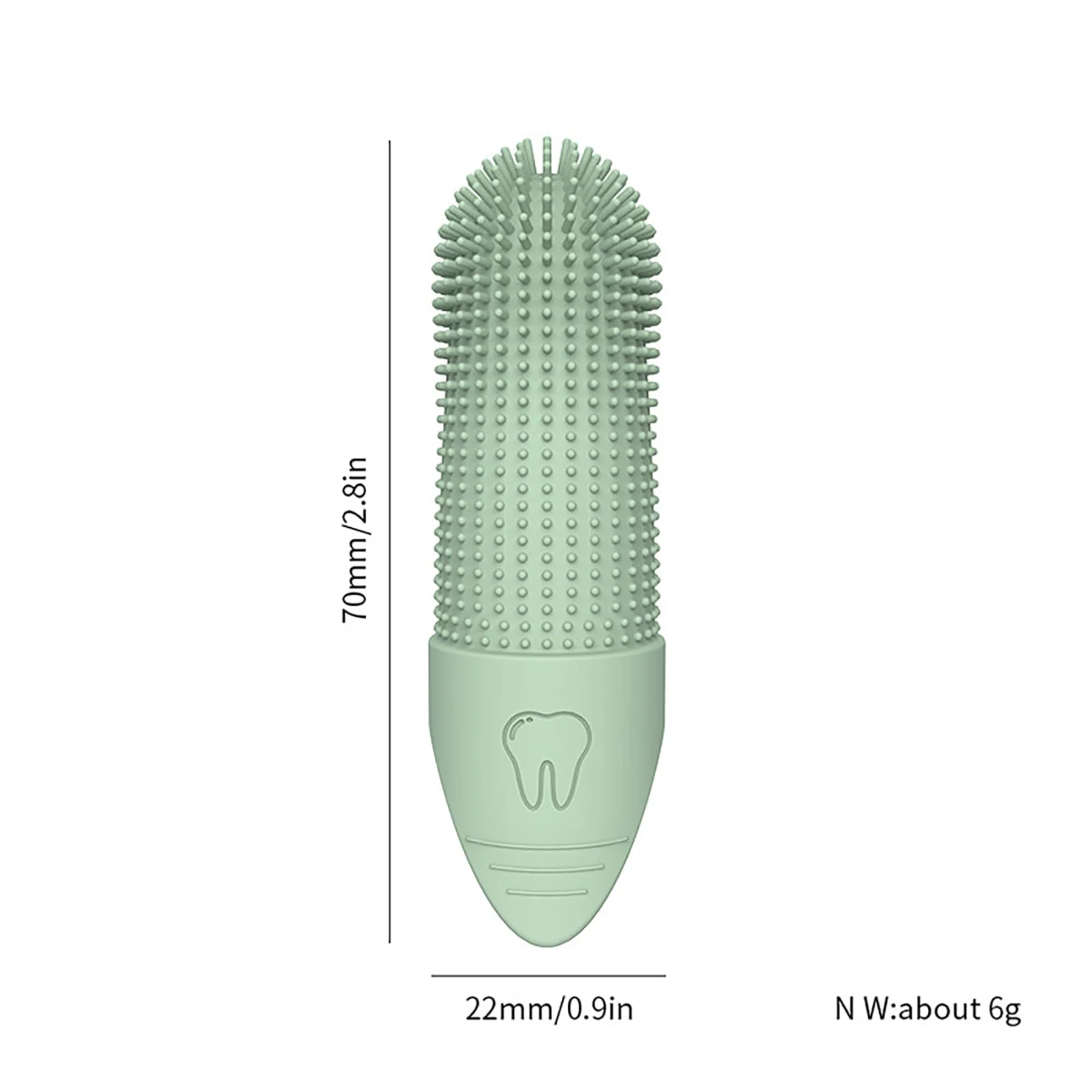 Dog Pet Silicone Toothbrush