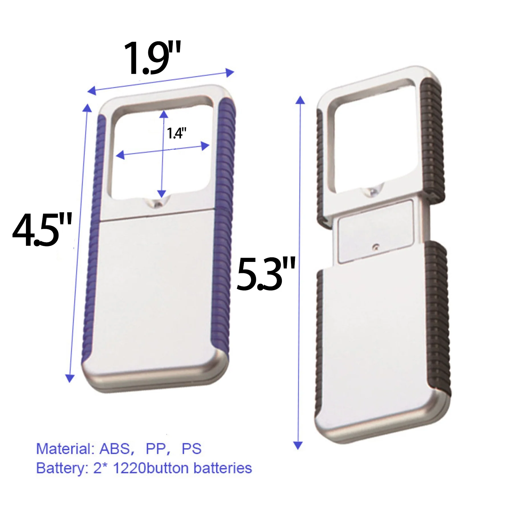 Compact Magnifier with Built-in Light