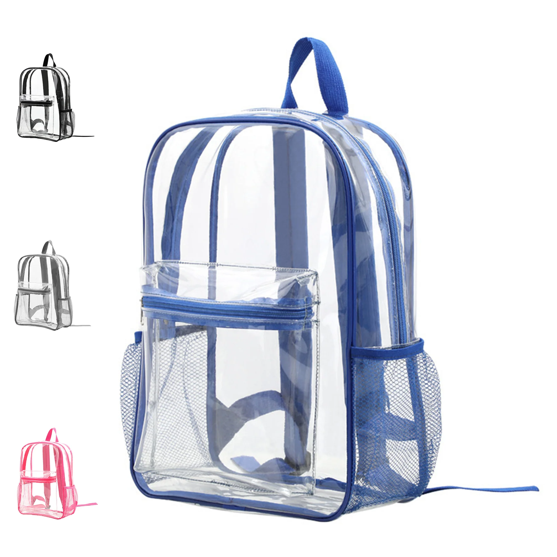 Lightweight Transparent PVC Outdoor Sports Backpack