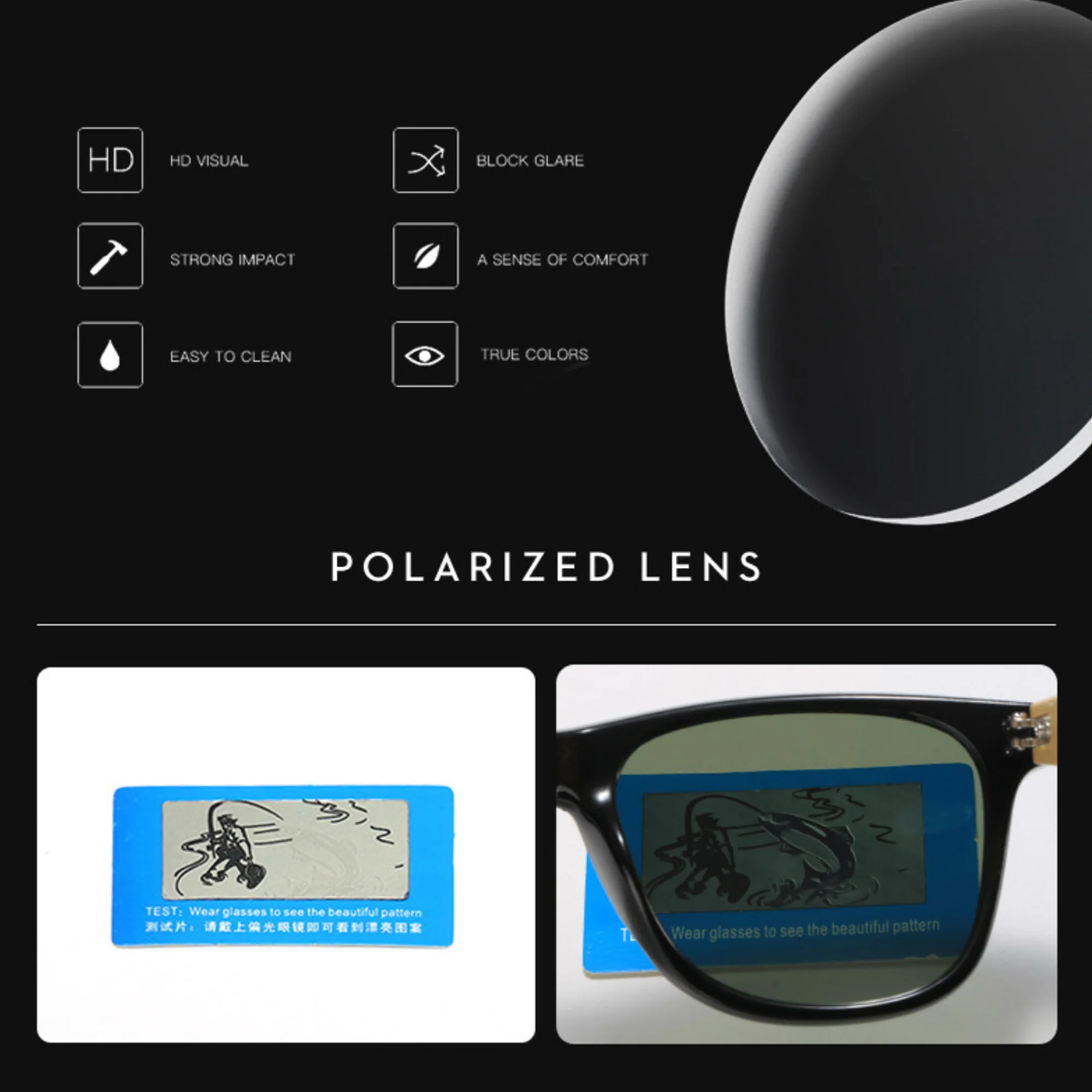 Long Keeper Polarized Bamboo Sunglasses