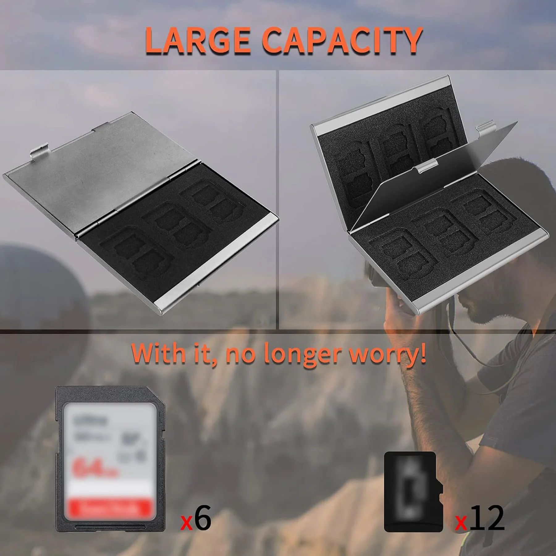 Aluminum Alloy Memory Card Case