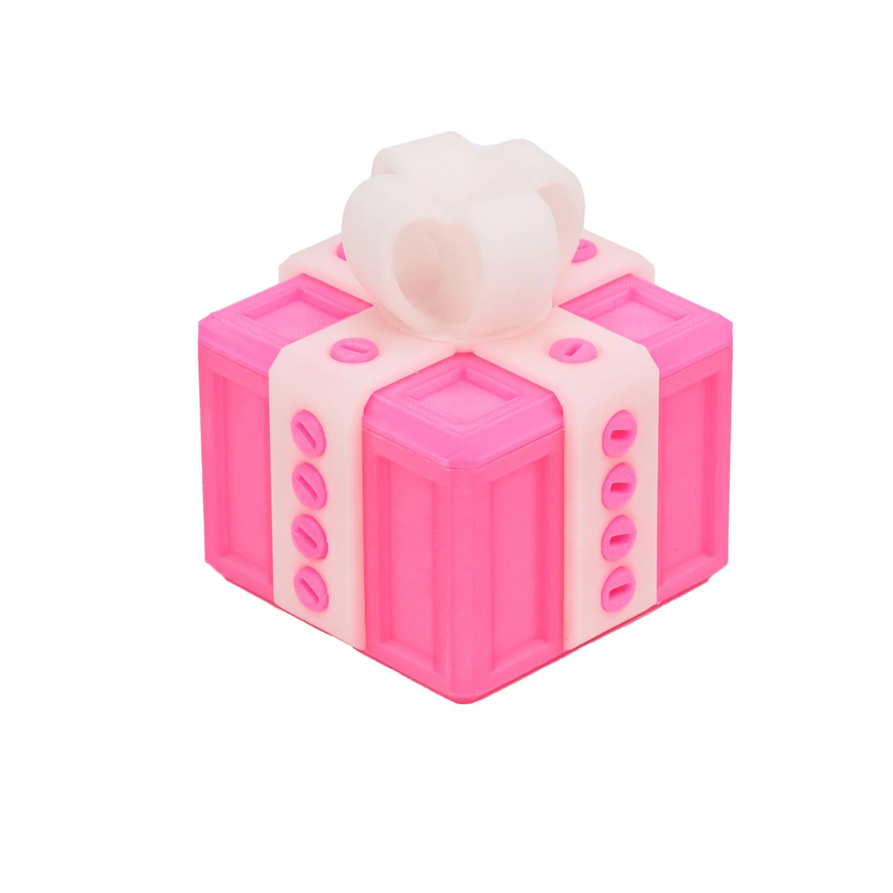 3 Inch  Screw-On Surprise Prank Gift Box - Christmas Edition