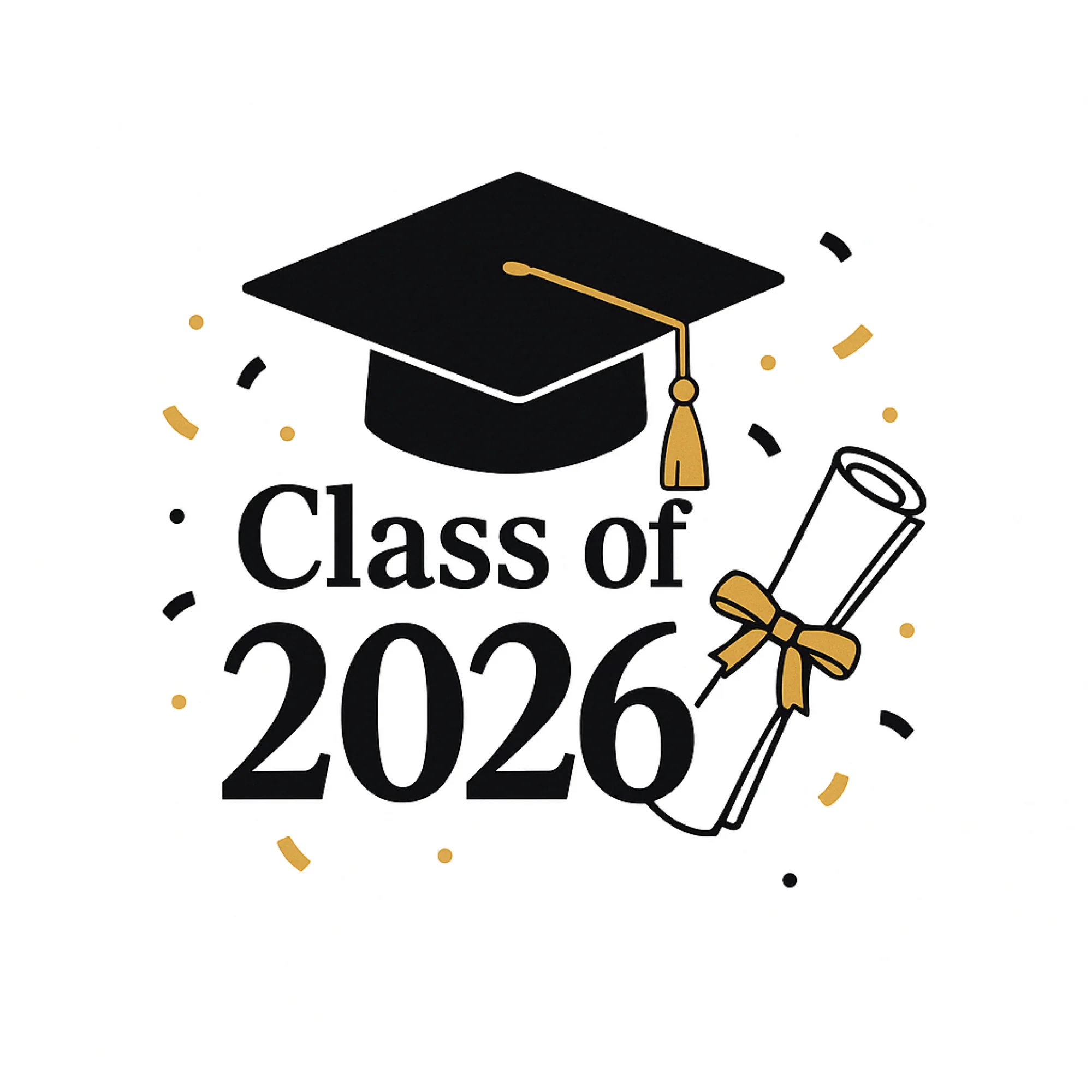 Class Of 2026 Graduation Metal Keychain