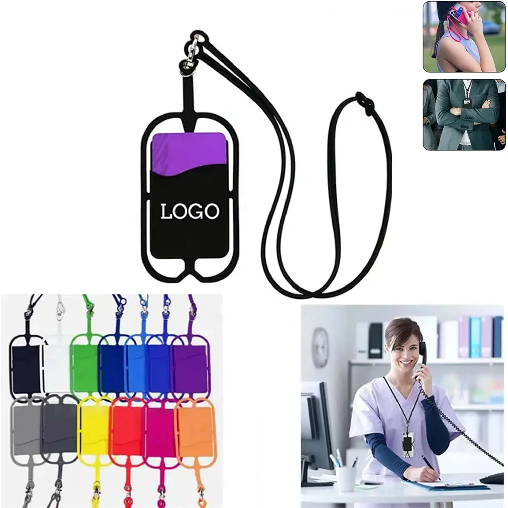 Silicone Phone Lanyard