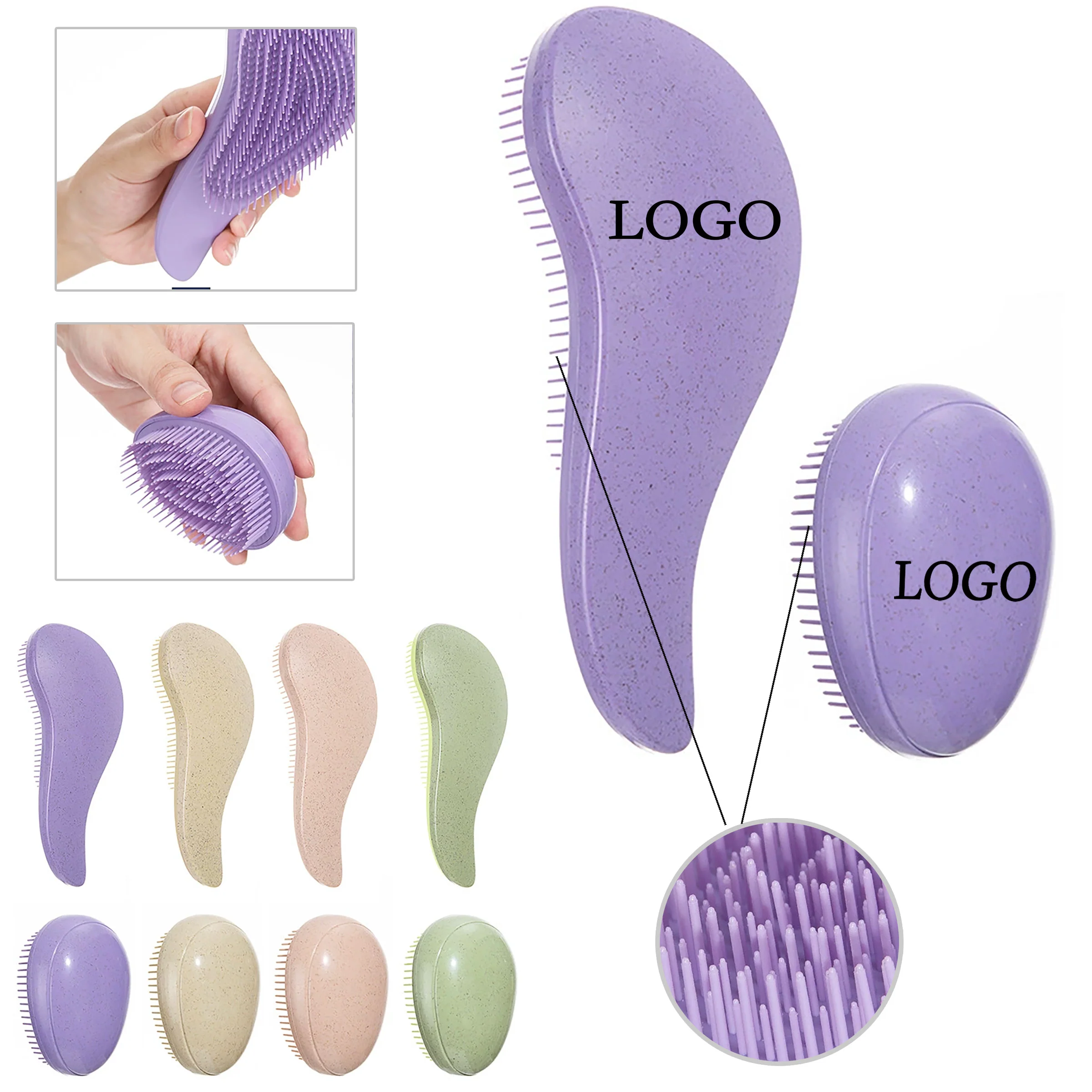 Wheat Straw Comb Set