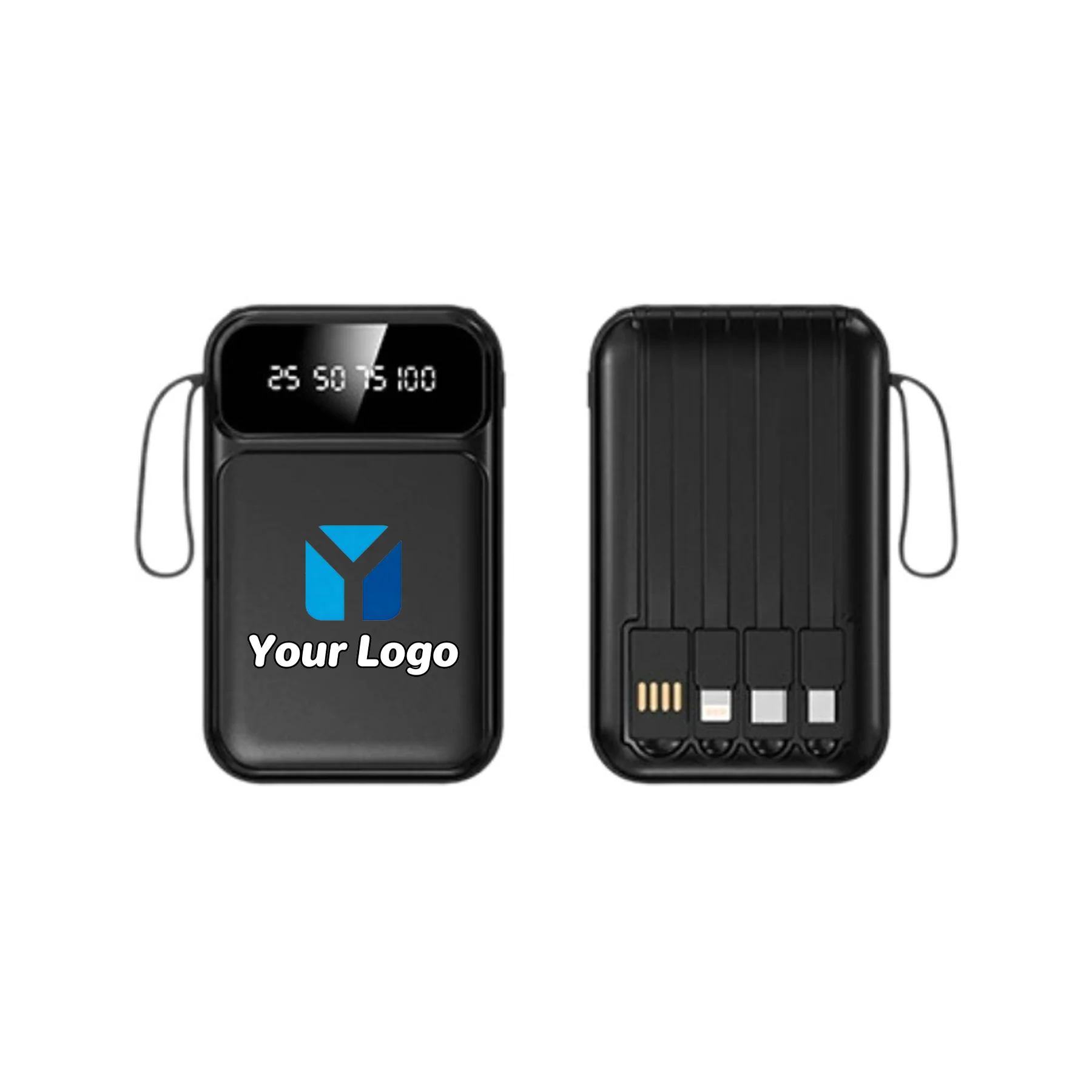 4-In-1 Power Bank With Led Flashlight