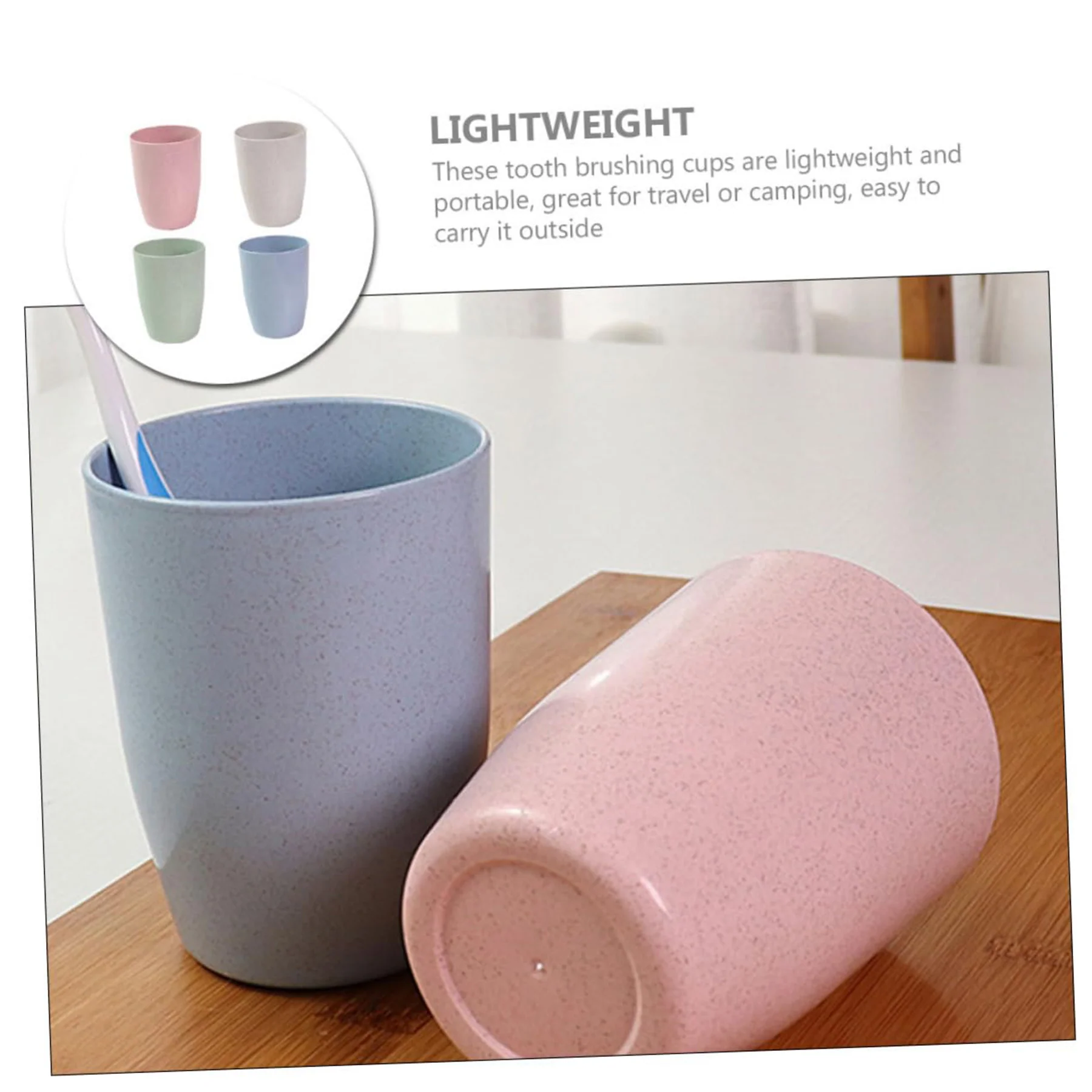Lightweight Travel Toothbrush & Rinse Cup