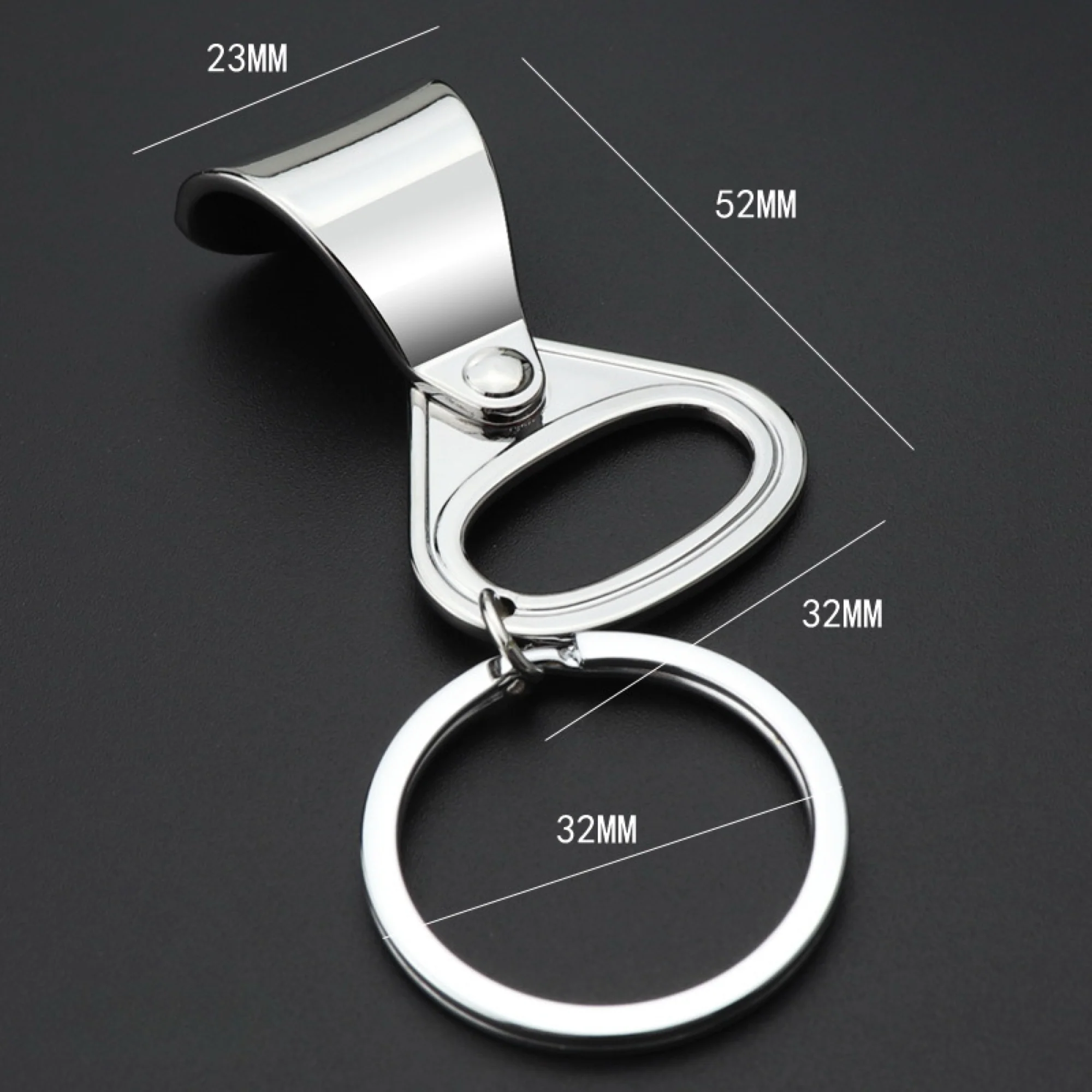 Custom Pull Ring Shaped Soda Beer Bottle Opener Keychain