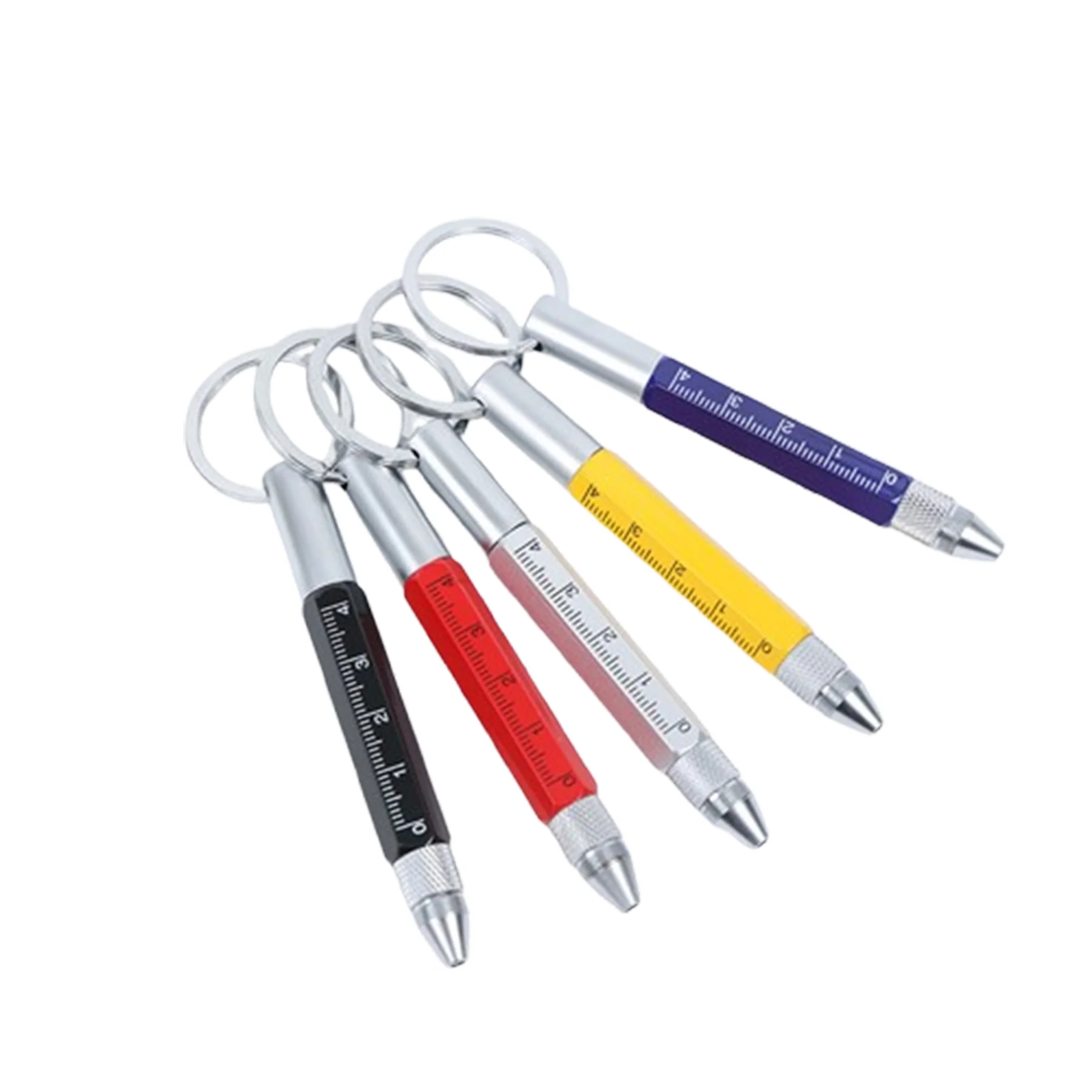 6 In 1 Metal Multifunction Ballpoint Pen