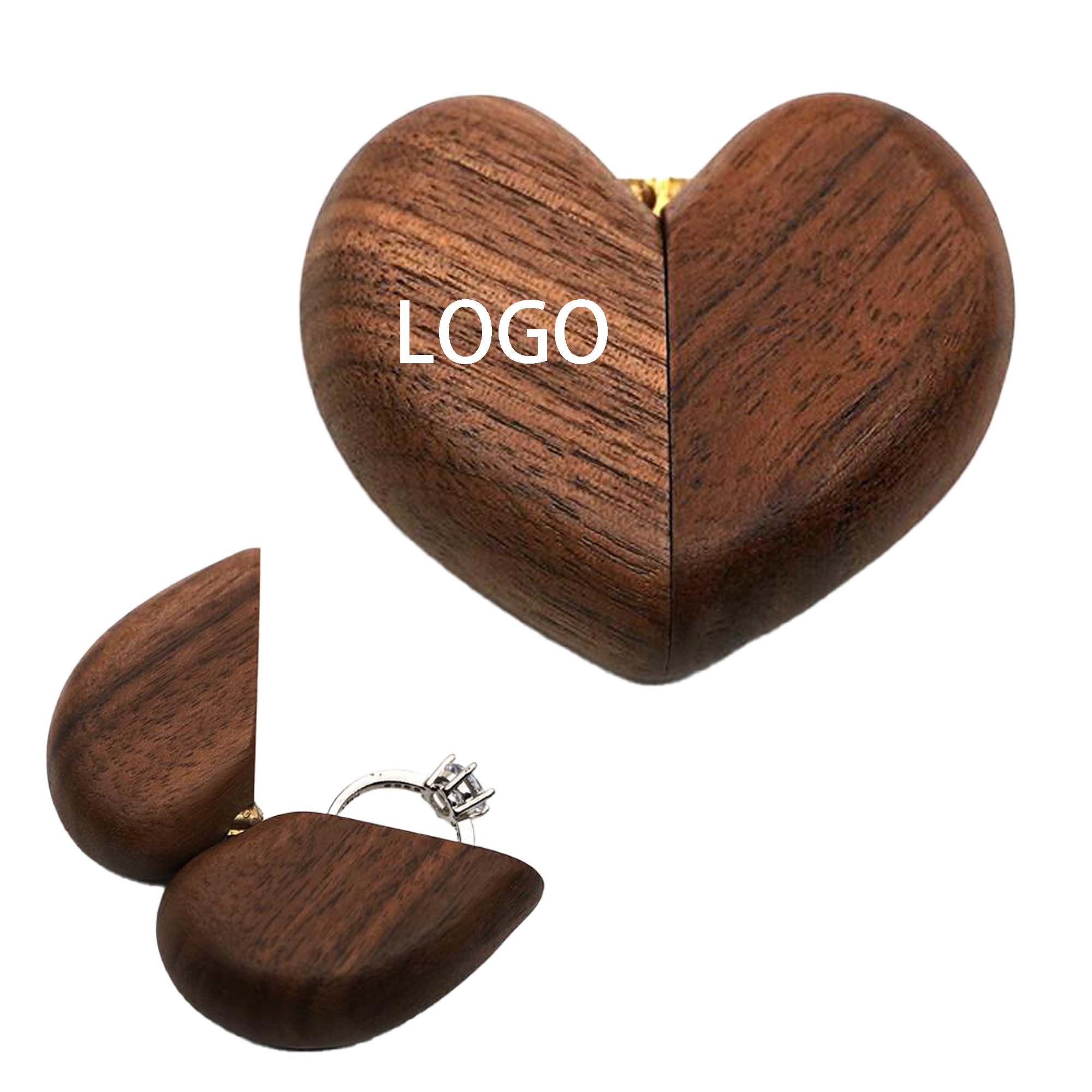 Black Walnut Love Ring Box